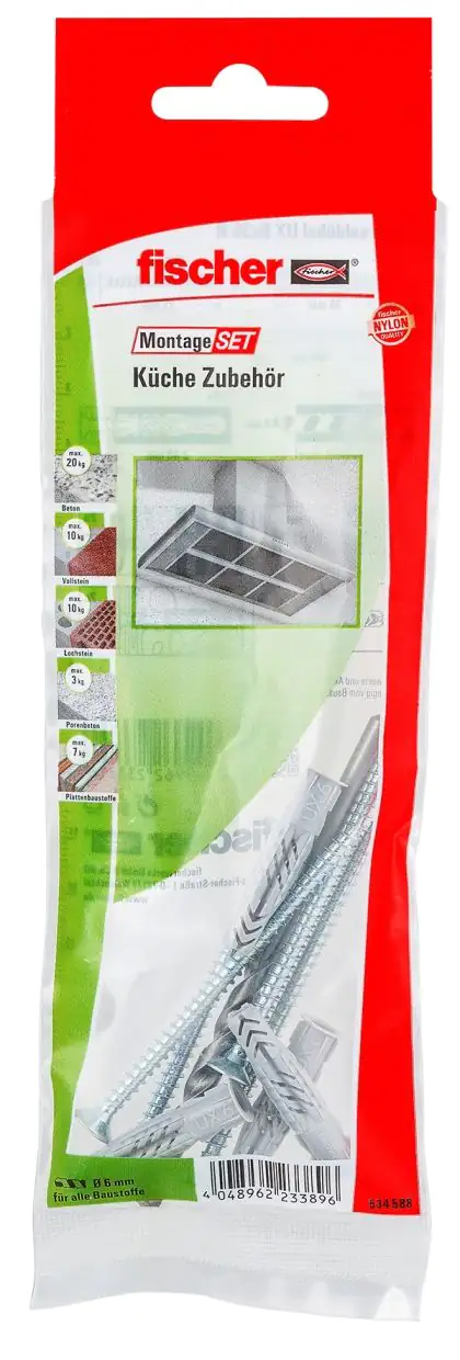 Fischer Montage-Set Küche Zubehör