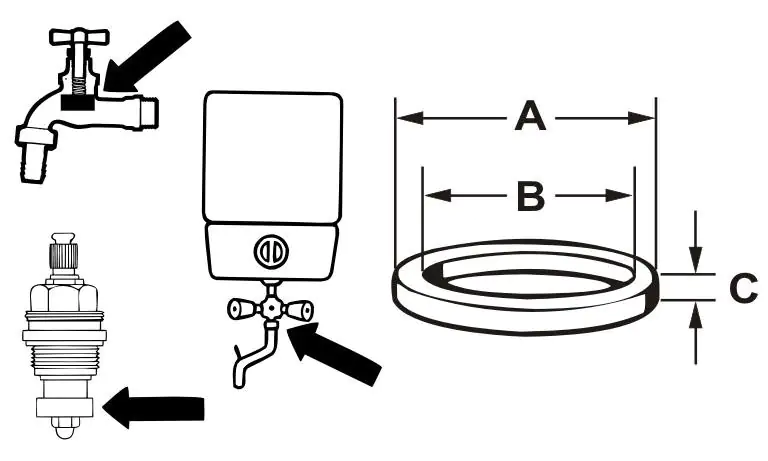 Cornat Hahnscheibe mit Loch Ø 15 mm