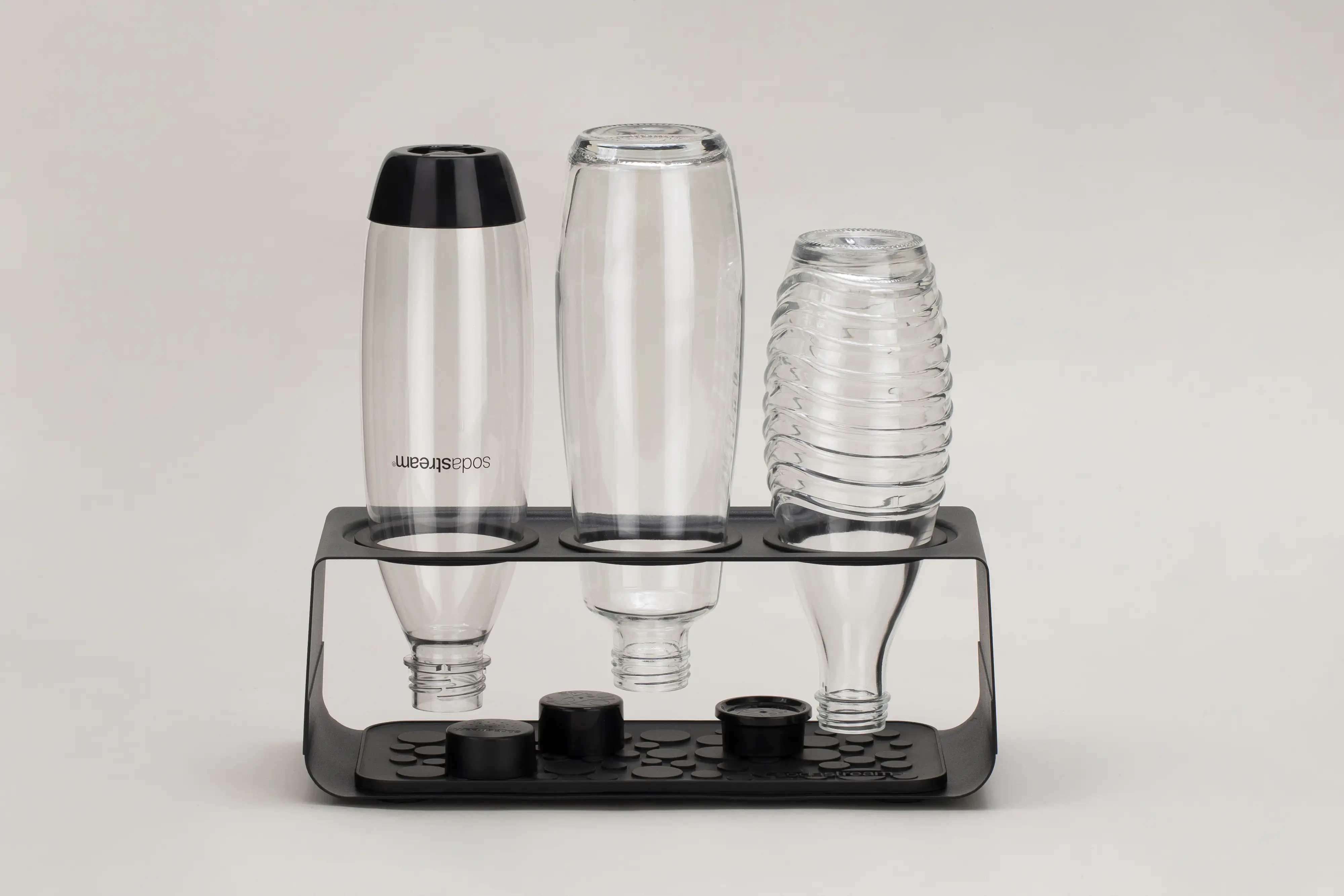 Sodastream Flaschenabtropfhalter schwarz