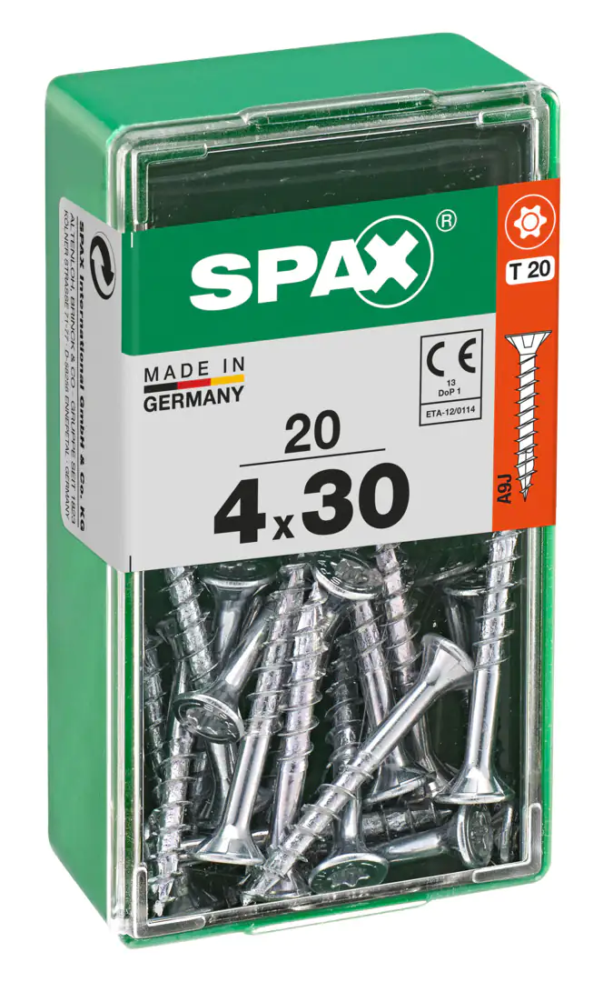 Spax Universalschrauben 4.0 x 30 mm TX 20 - 20 Stk.