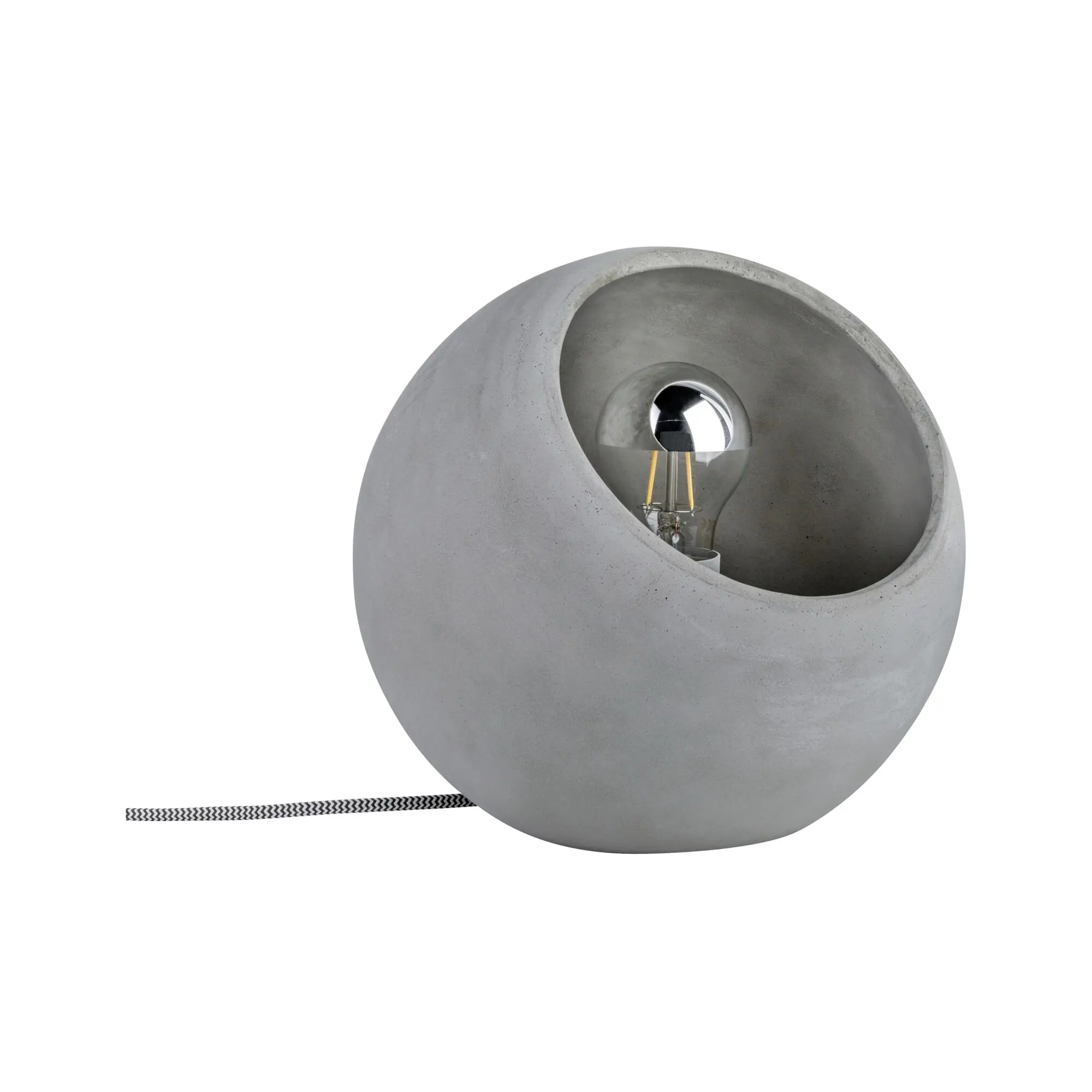 Paulmann Tischleuchte Neordic Ingram E27, grau, dimmbar