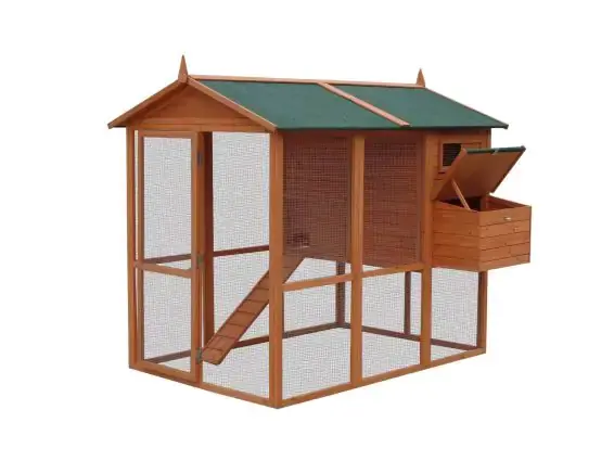 TrendLine Hühnerhaus Wilma XXL 174 x 149 x 160 cm natur