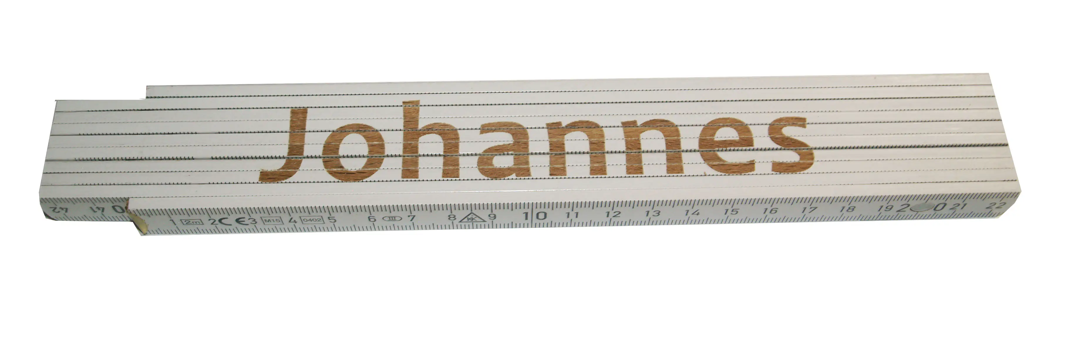 4018945160631 Zollstock Johannes 2 m weiß