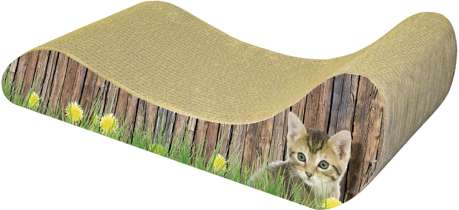 Nobby Kratzbrett Lounge aus Karton L 48 x B 21 x H 16 cm