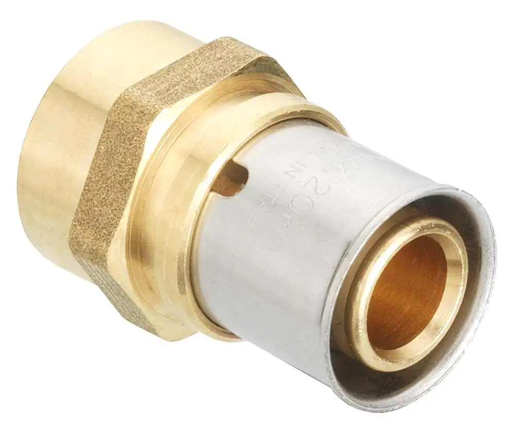 Cornat Press-Kupplung komplett Messing/Edelstahl, ø 20 mm, 1/2" IG