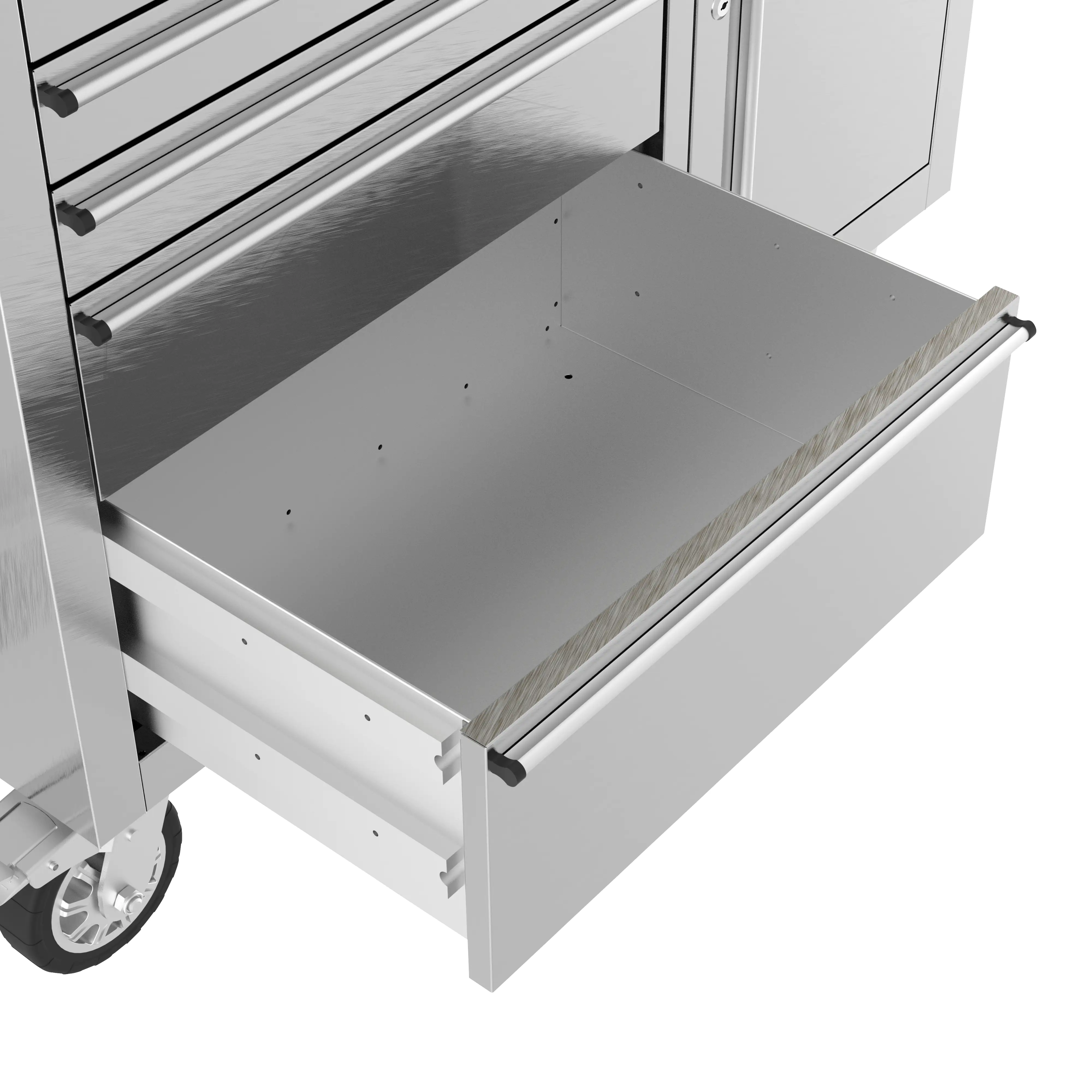 4015671135223_2392591 Güde Werkstattwagen 5/1 Inox Edelstahl