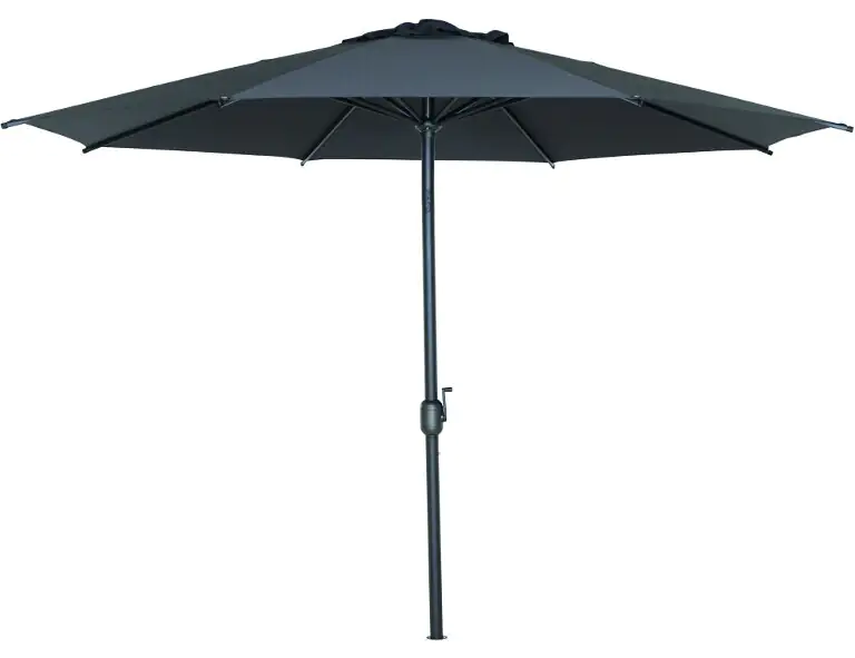 Siena Garden Mittelstockschirm Isa anthrazit Ø 300 cm Siena Garden Mittelstockschirm Isa anthrazit Ø 300 cm