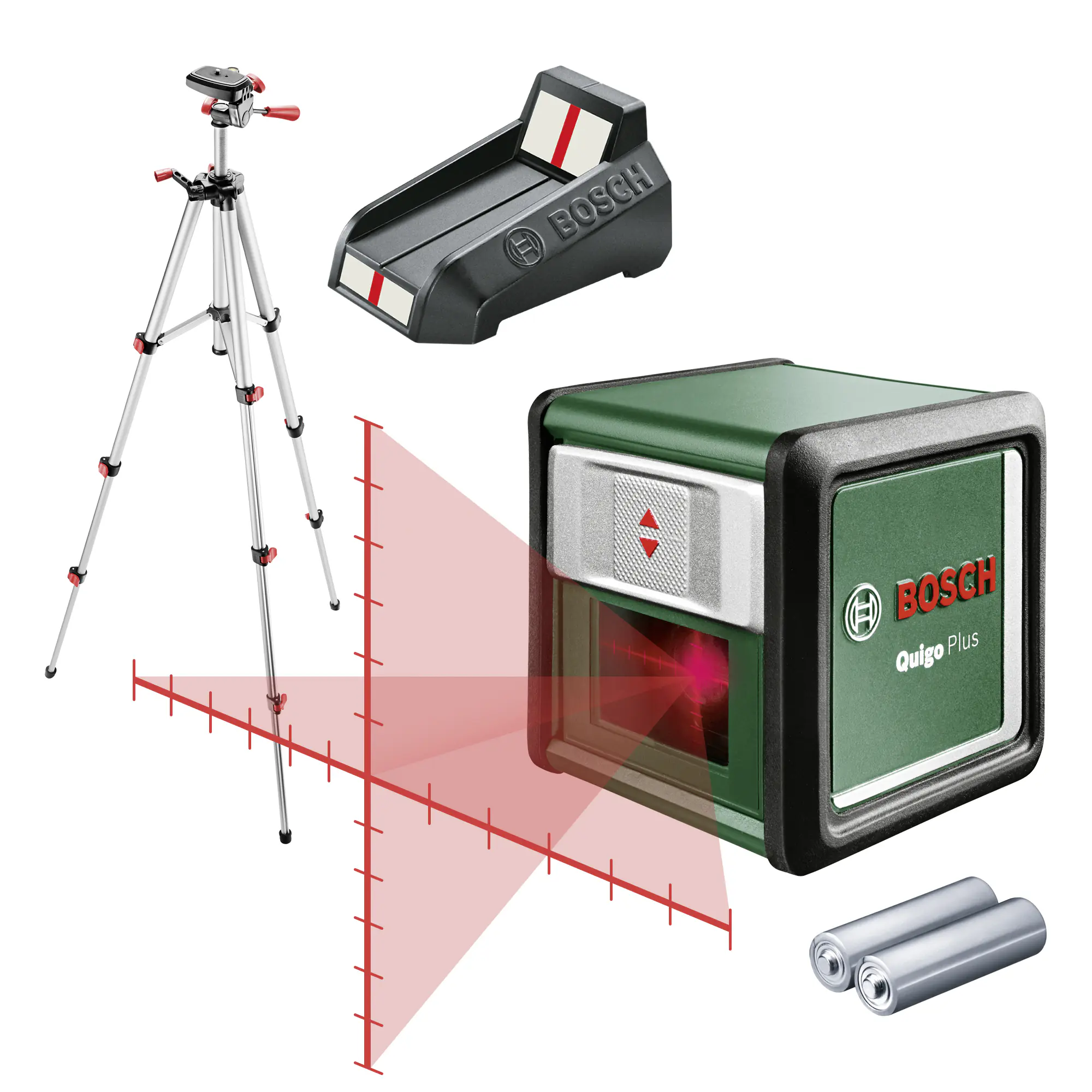 Bosch Kreuzlinienlaser Quigo Plus mit Stativ