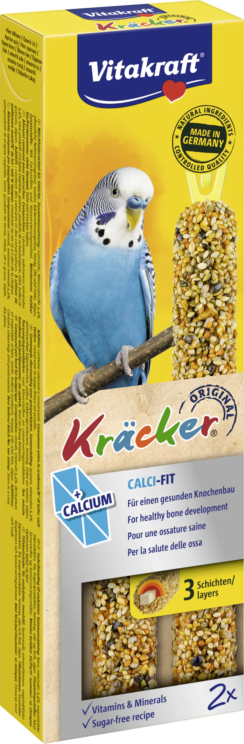 Vitakraft Kräcker® Calci Fit 2 Stück / 60 g Vitakraft Kräcker® Calci Fit 2 Stück / 60 g