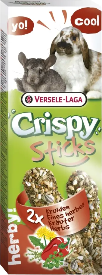 5410340620632 Crispy Sticks Kaninchen-Chinchillas Kräuter 2 Stück 110 g