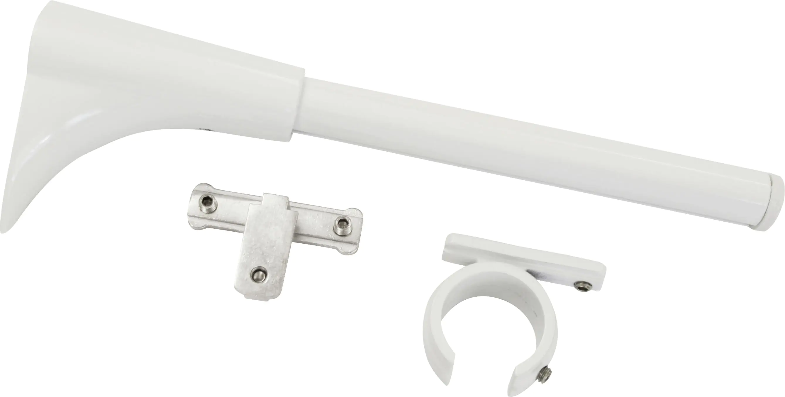 Gardinia Träger Universal Chicago weiß weiß, Ø 20 mm