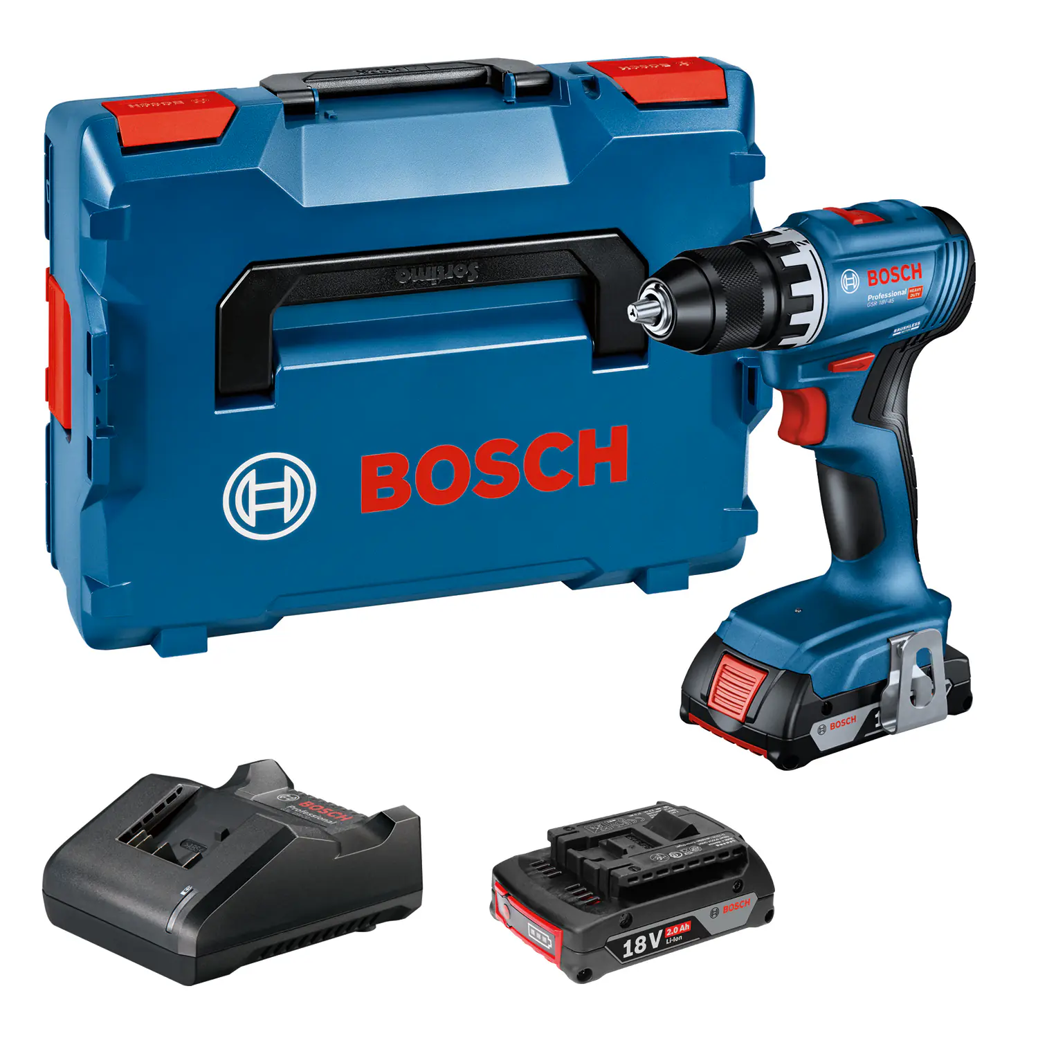 Bosch Professional Akku-Bohrschrauber GSR 18V-45 Solo