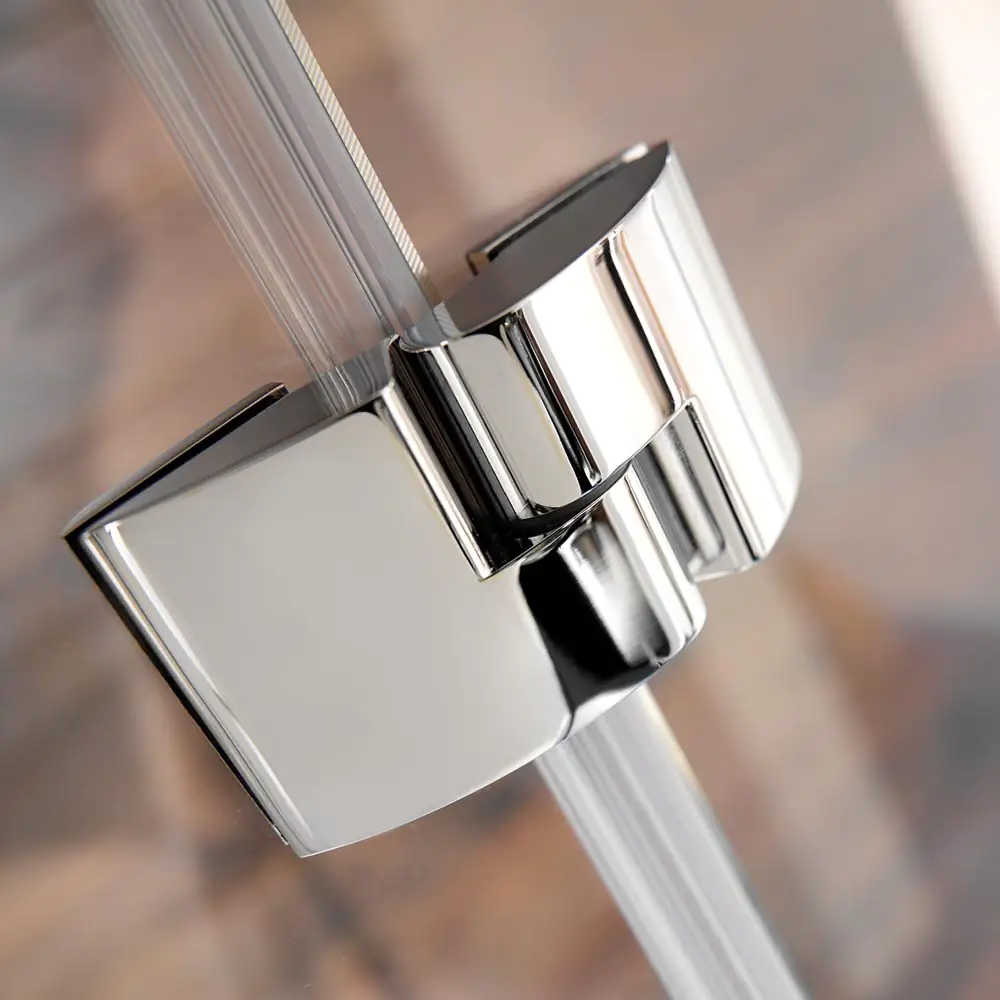 Breuer Espira Runddusche 100x100 4-teilig, Alu chromeffekt, Klarglas hell