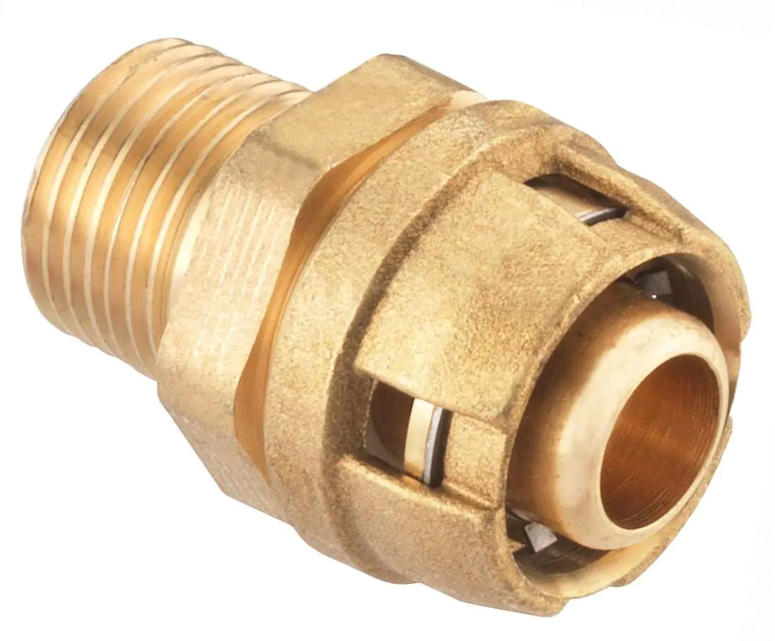 Cornat Steck-Kupplung komplett Messing, ø 20 mm, 1/2" AG