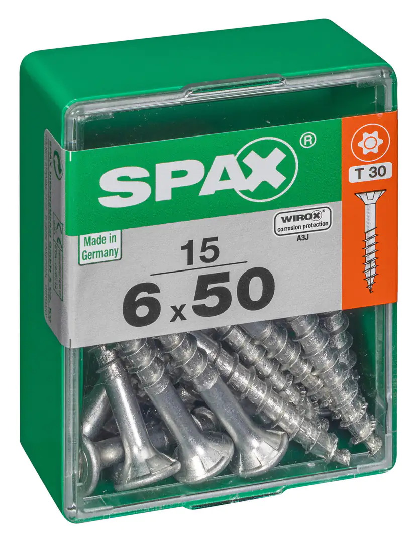 Spax Universalschrauben 6.0 x 50 mm TX 30 - 15 Stk.