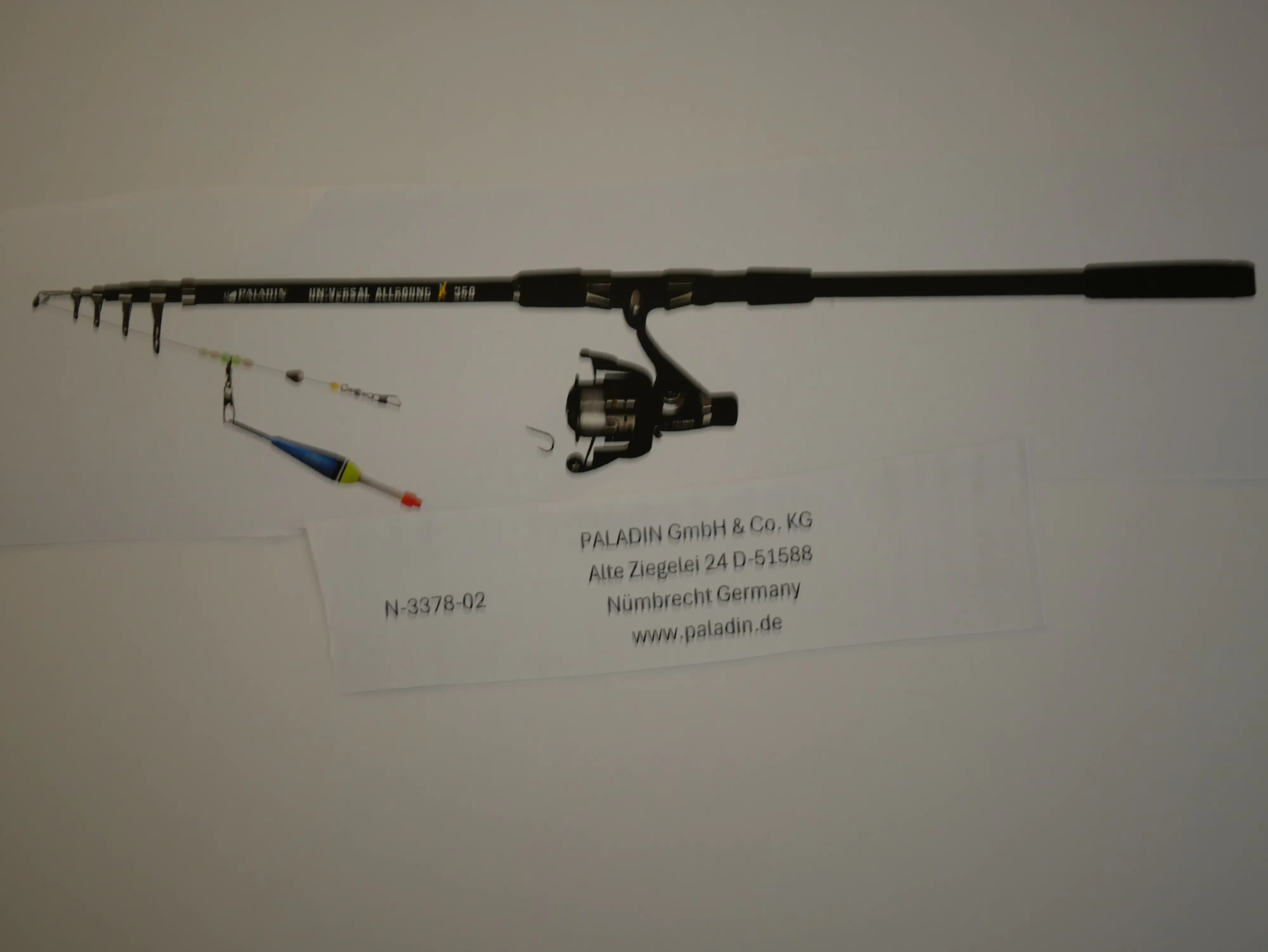 Paladin Telerute mit Rolle und Alu-Weitwurfspule Allround Combo