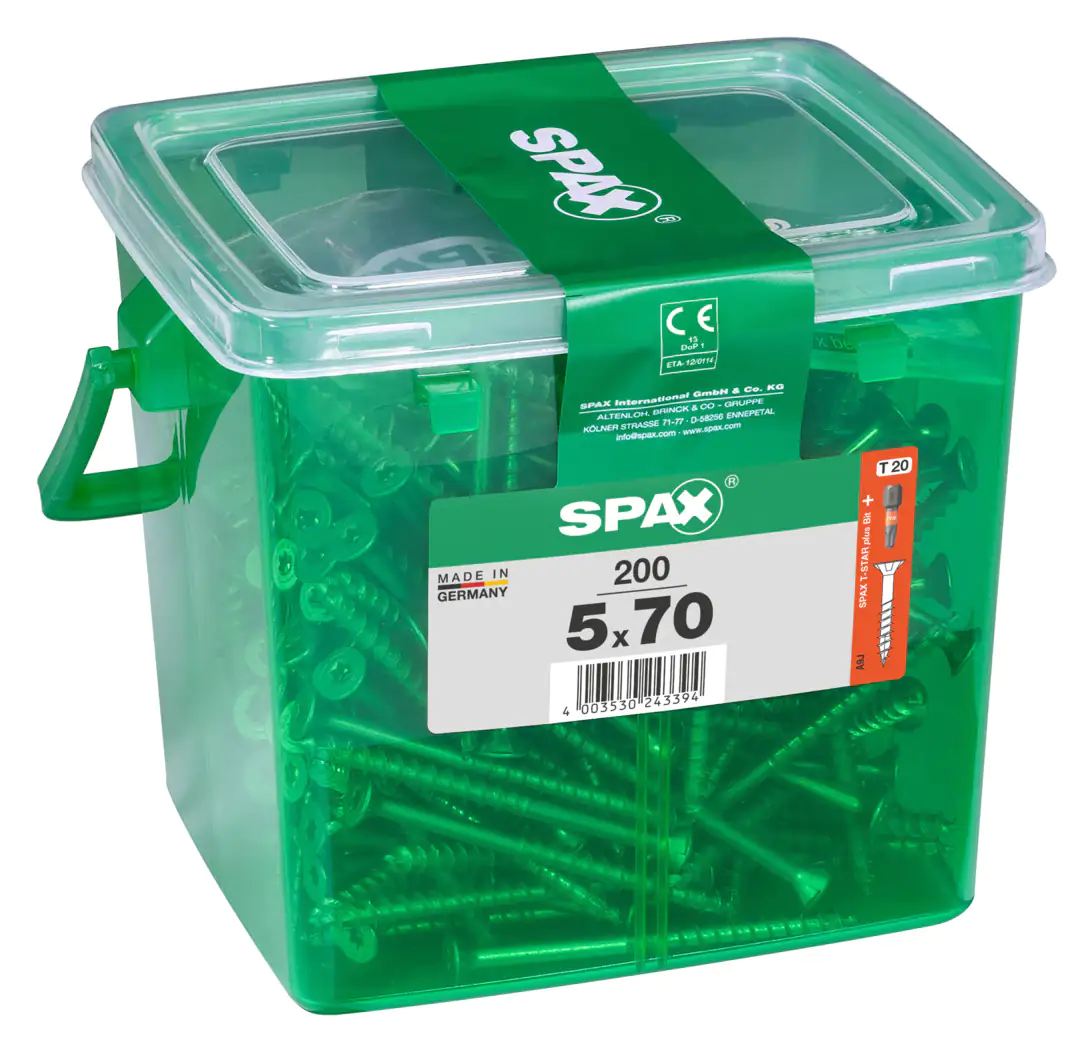 Spax Universalschrauben 5.0 x 70 mm TX 20 - 200 Stk.