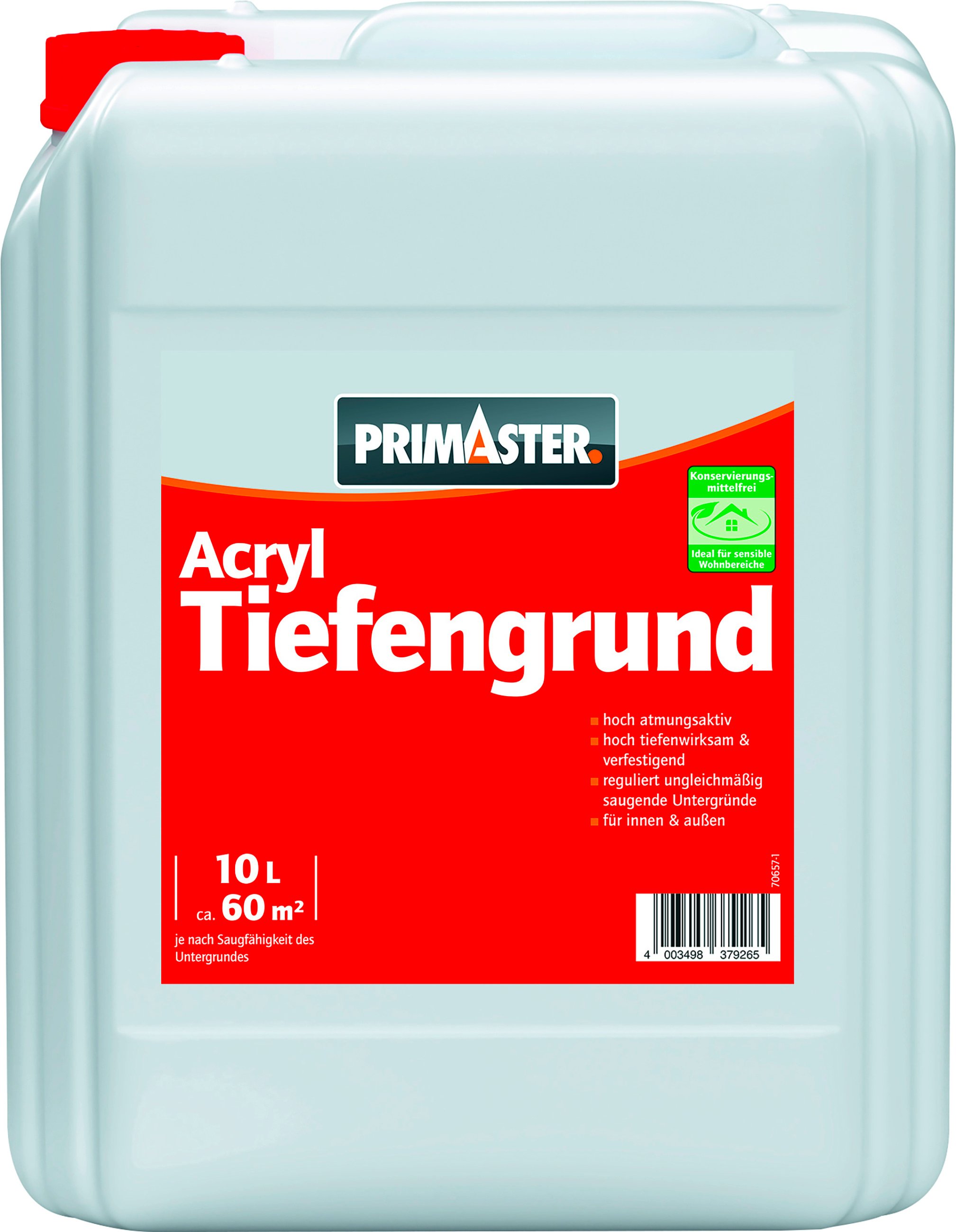 Primaster Acryl Tiefengrund 10 L farblos