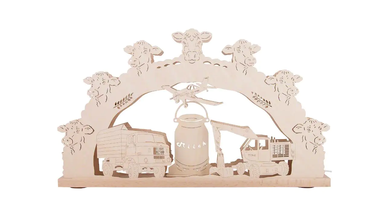 Saico 3D-Lichterbogen Agrar Motiv