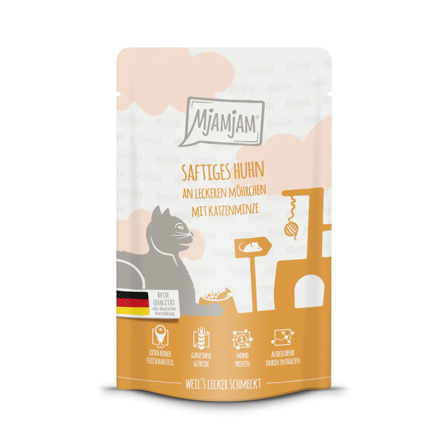 MjAMjAM - Quetschie - saftiges Huhn an leckeren Möhrchen 125 g 125 g