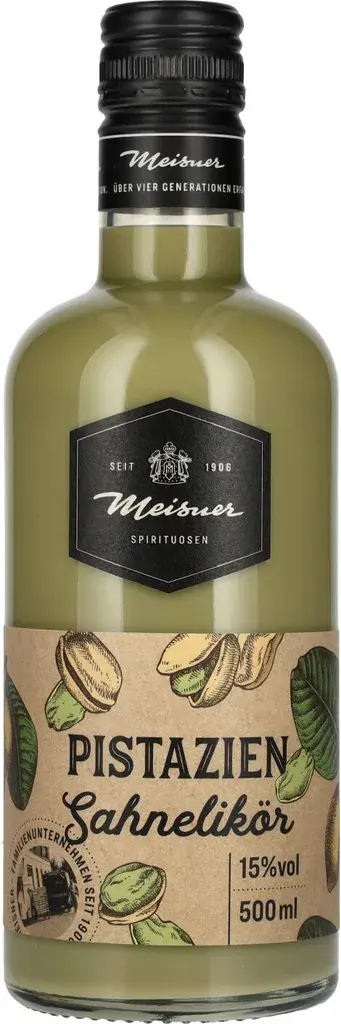 Meisner Pistazien Sahne Likör 0,5 L 15% Vol