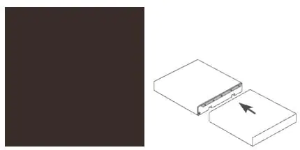 Getalit Pilzprofil 60 cm, 12 x 40 mm, brüniert