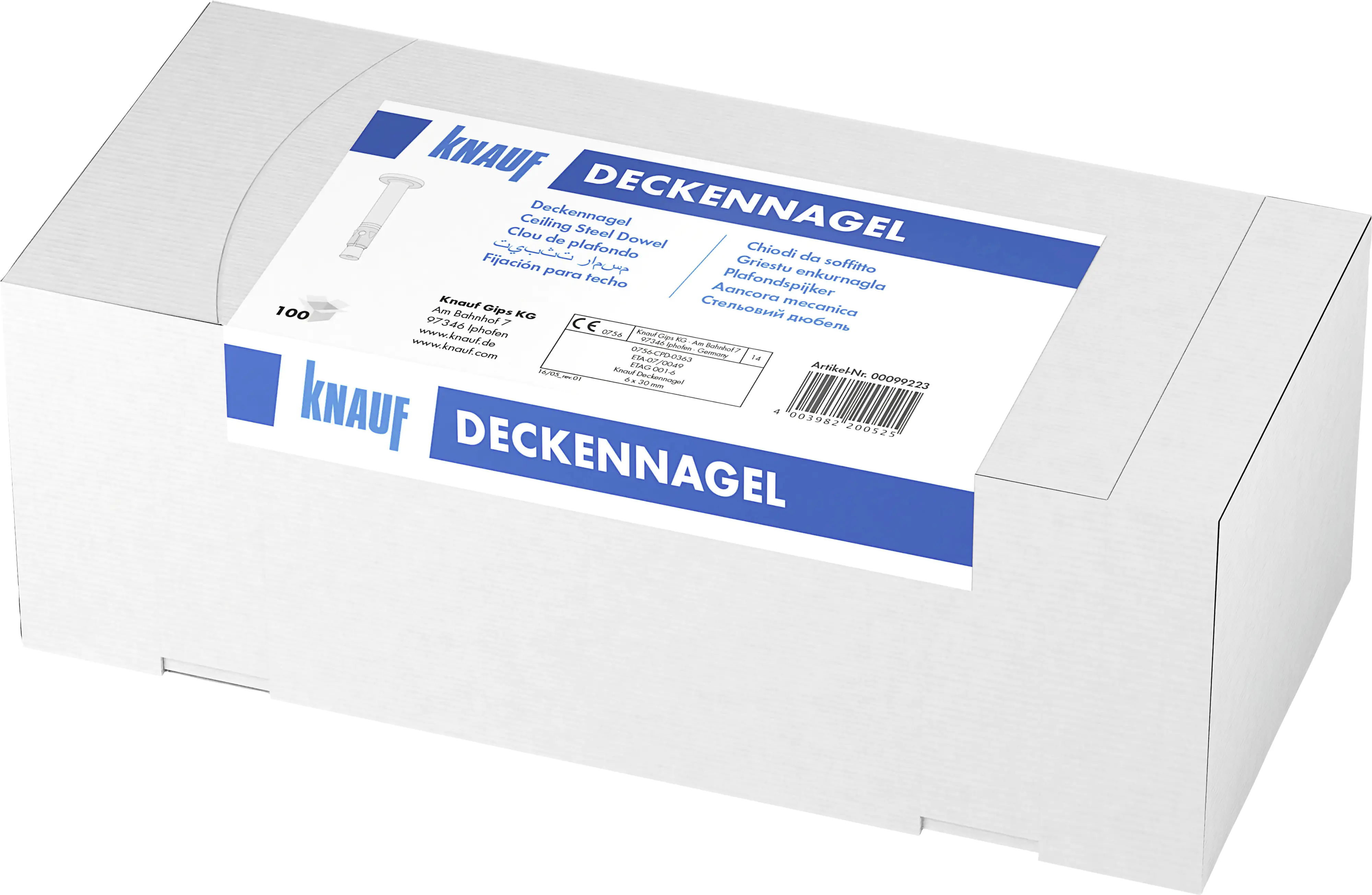 Knauf Deckennagel 6,0 x 25 mm Knauf Deckennagel 6,0 x 25 mm
