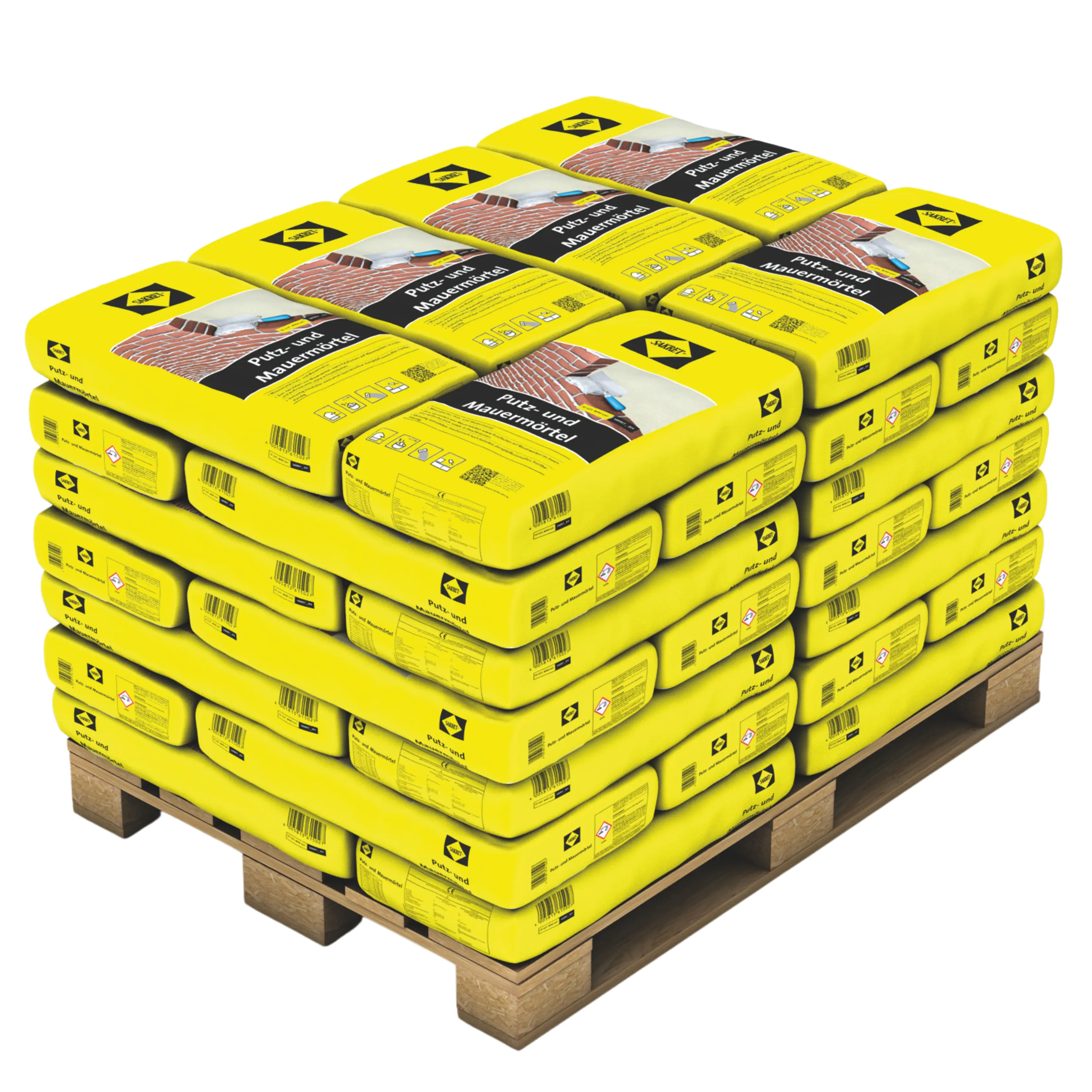 SAKRET Putz- und Mauermörtel 40 kg Sack 30 St. Palettenabnahme