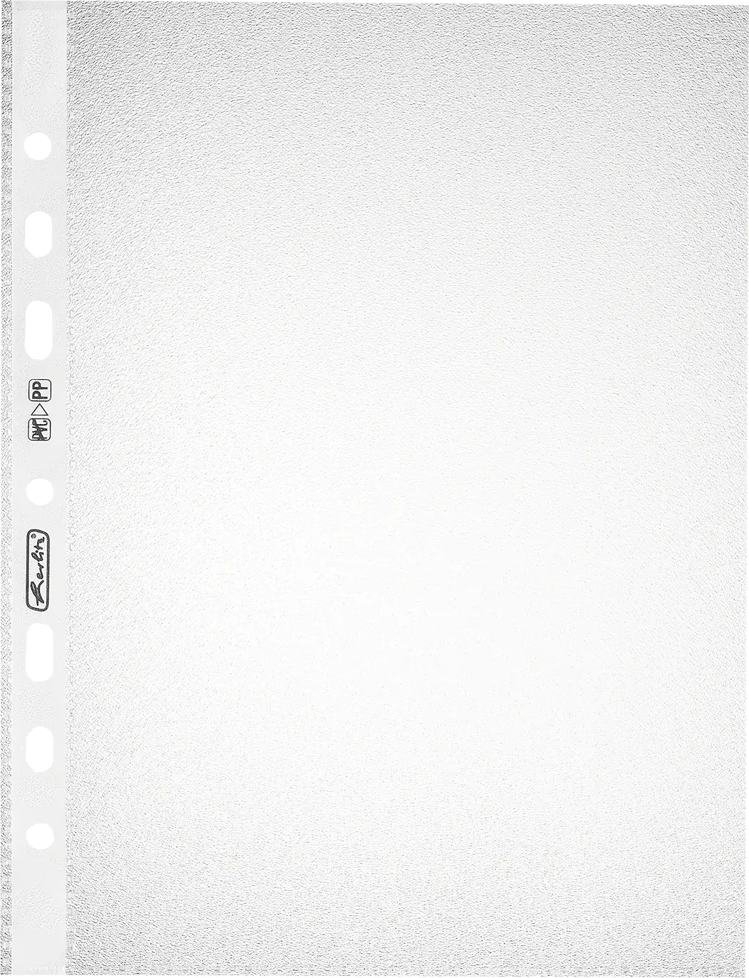 herlitz Prospekthülle A5 PP Standard genarbt dokumentenecht 10 Stück