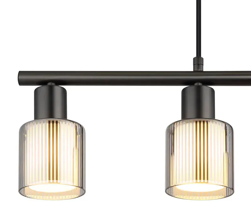 Globo Hängeleuchte Villegas 62 x 8 x 120 cm L x B x H schwarz-chrom matt