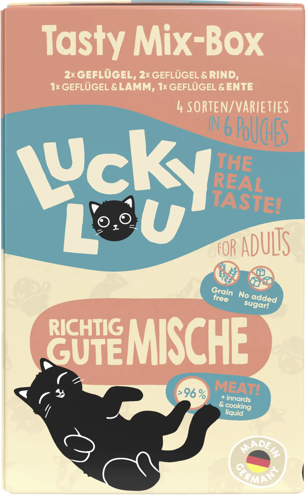 Lucky Lou Lifestage Adult Tasty-Mix 6x125g Lucky Lou Lifestage Adult Tasty-Mix 6x125g