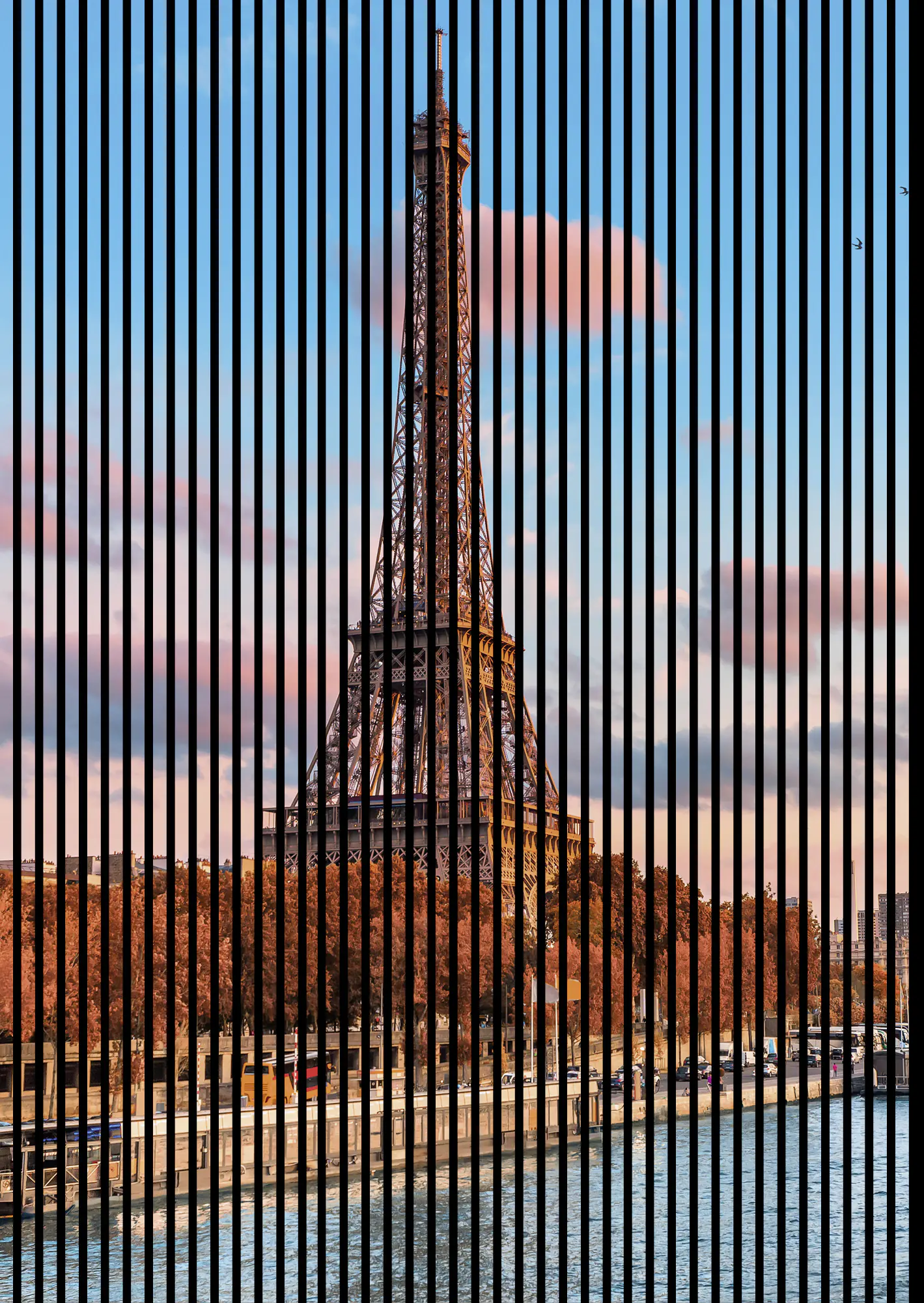 Neuhofer Akustikpaneele Eifelturm 240 x 169,3 x 1,9 cm