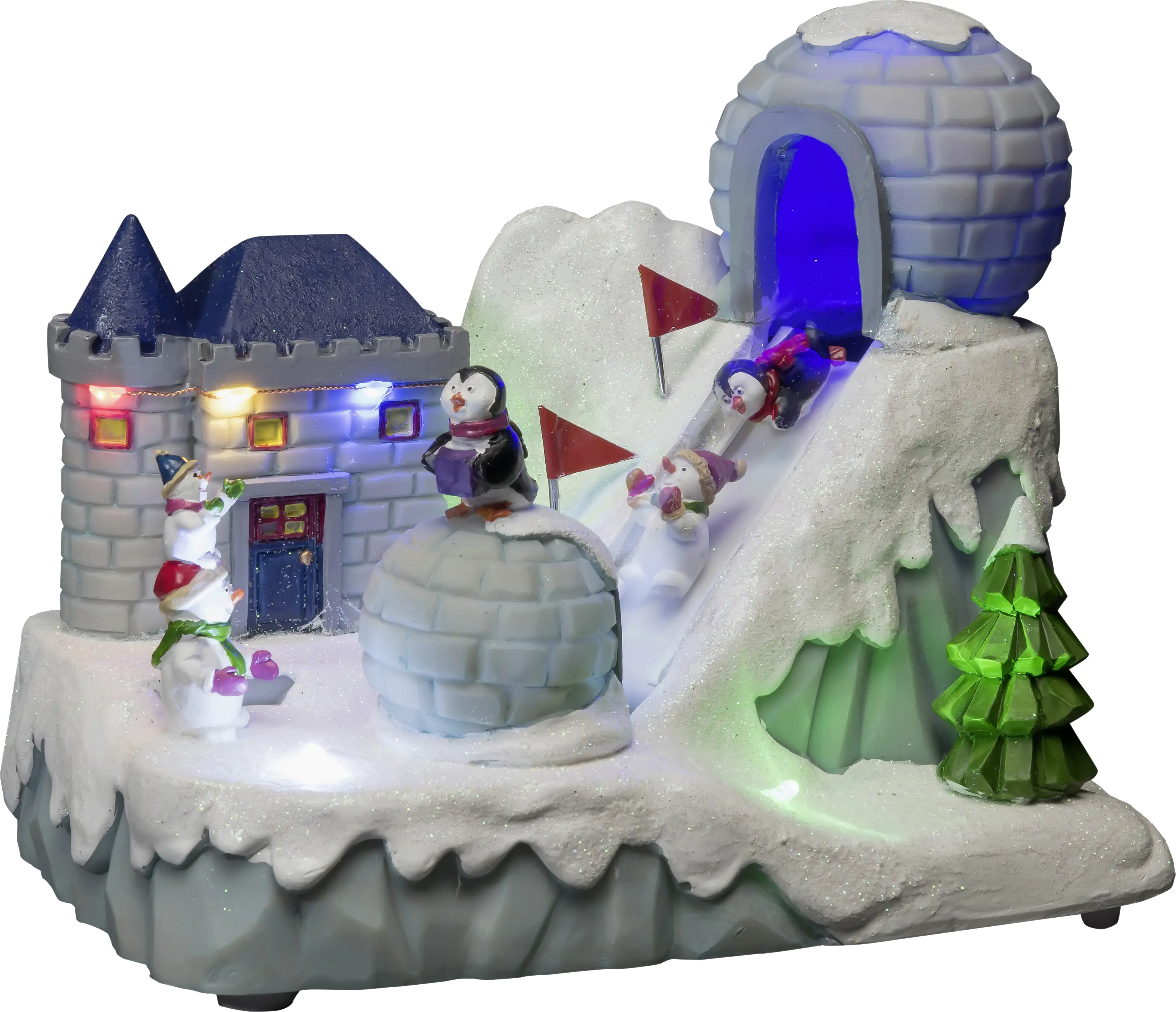 Konstsmide LED Skipiste mit Musik 21,5x 13 x 13,5 cm