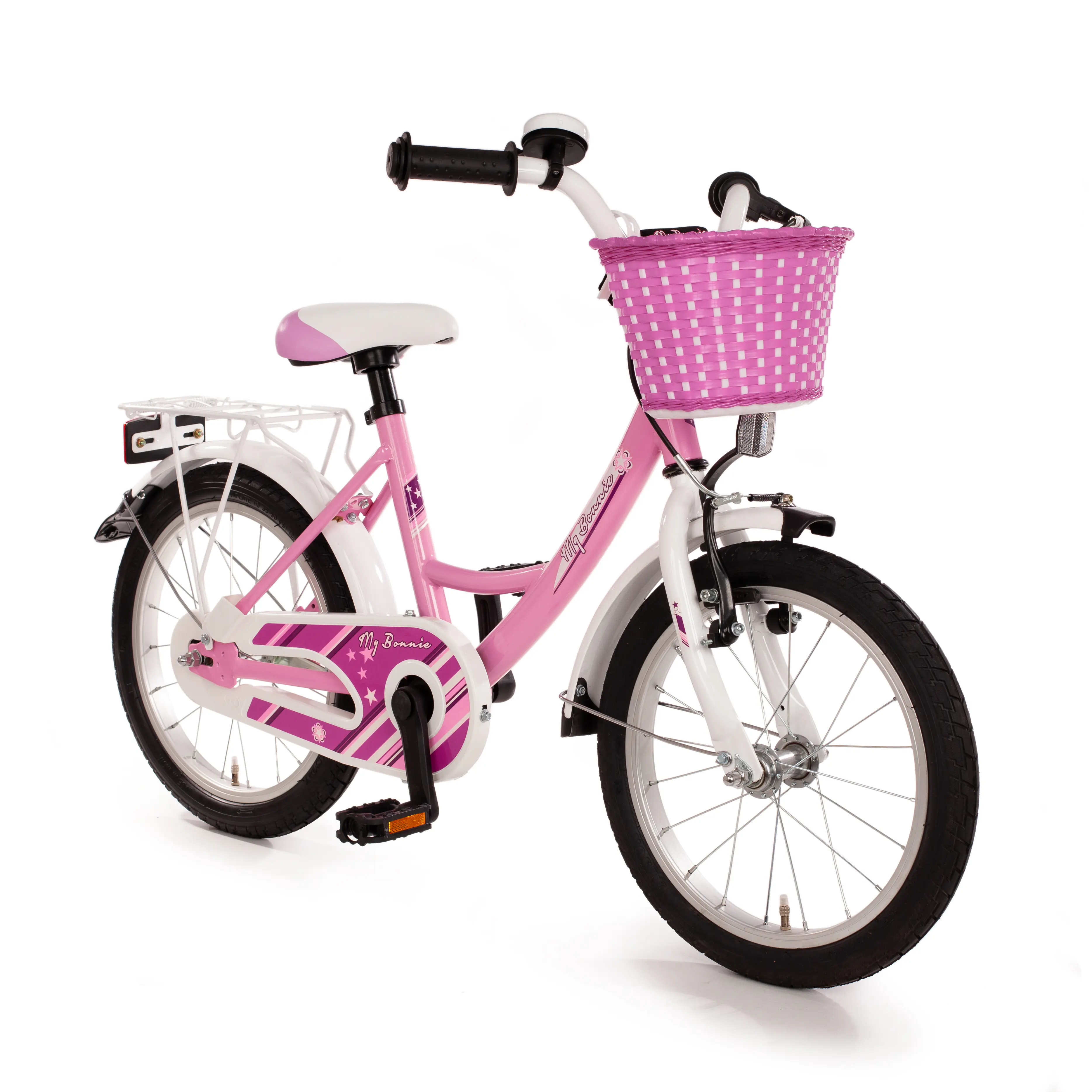 Bachtenkirch Kinderfahrrad My Bonnie 16 Zoll rosa/weiß