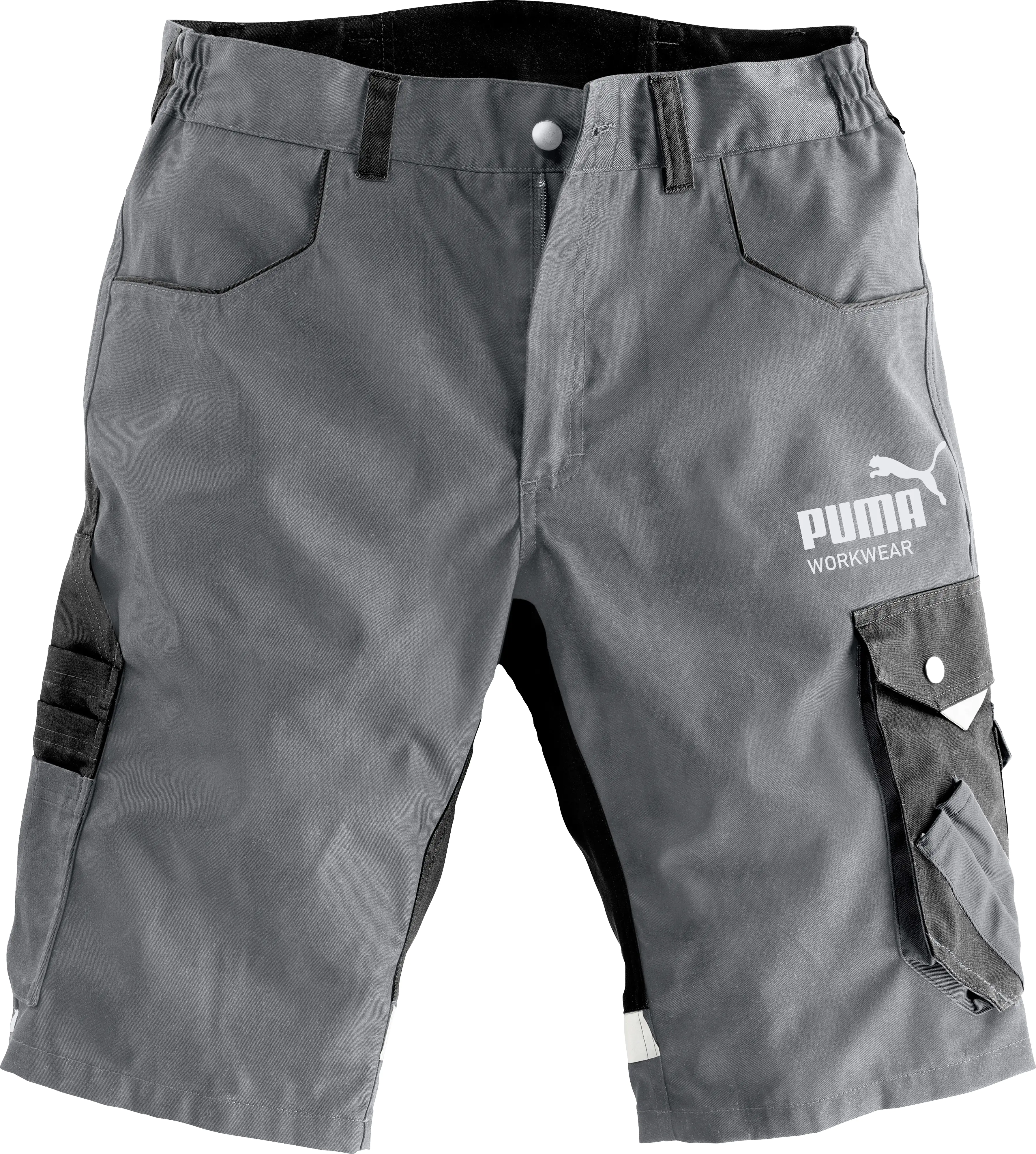 Puma kurze Arbeitshose CHAMP stahlgrau/carbon