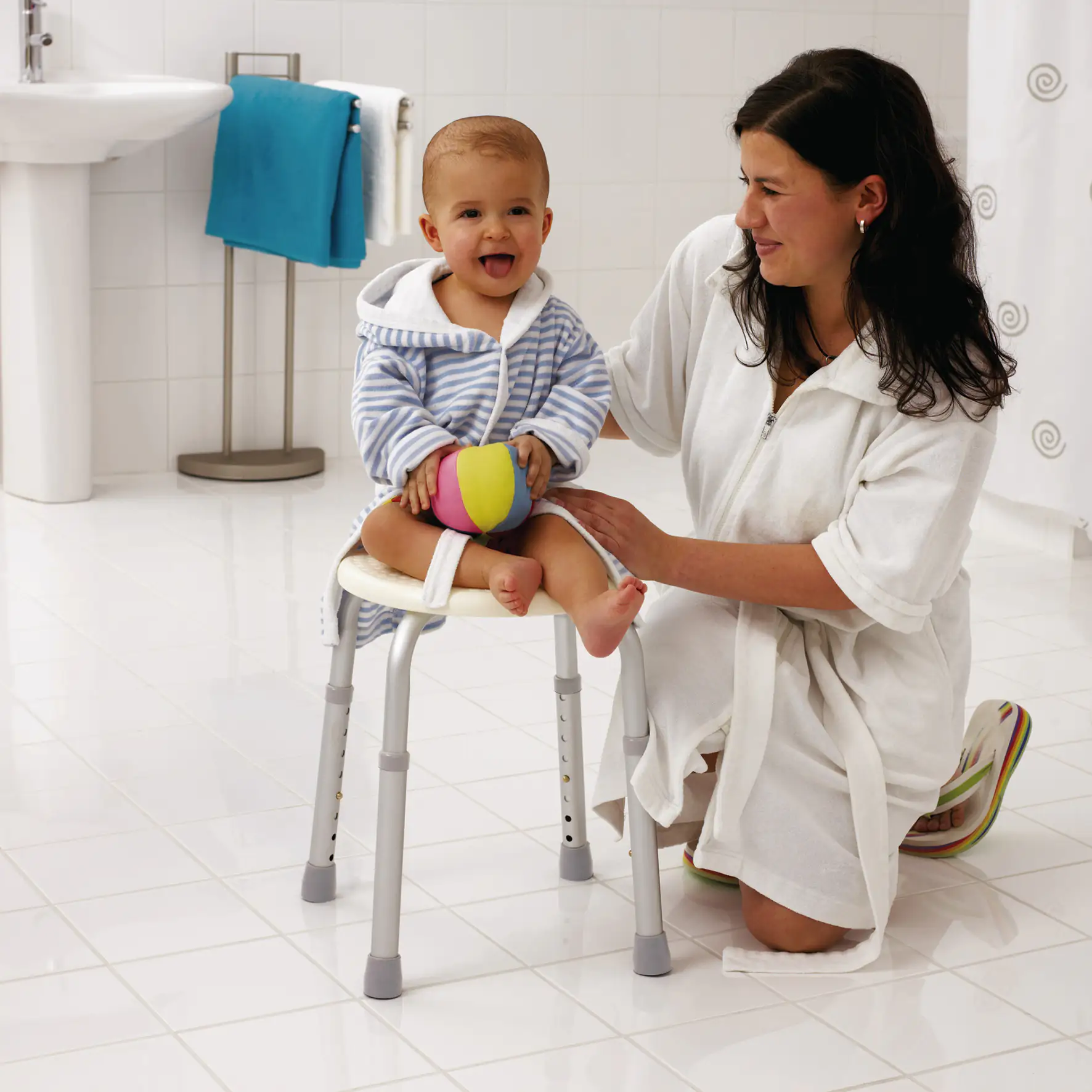 Ridder Badhocker rund höhenverstellbar