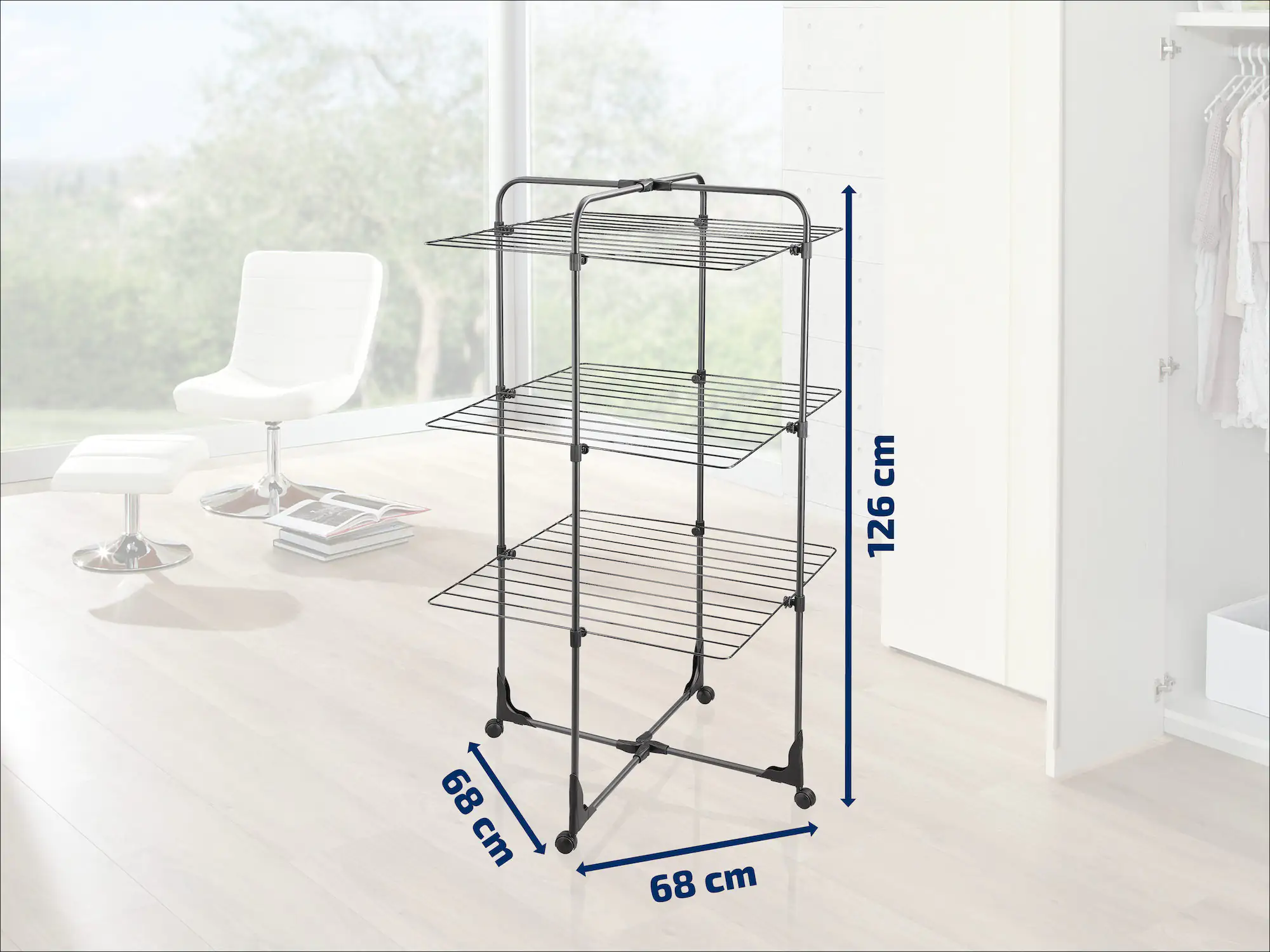 Leifheit Wäscheständer Classic Tower 270 Black Leifheit Wäscheständer Classic Tower 270 Black