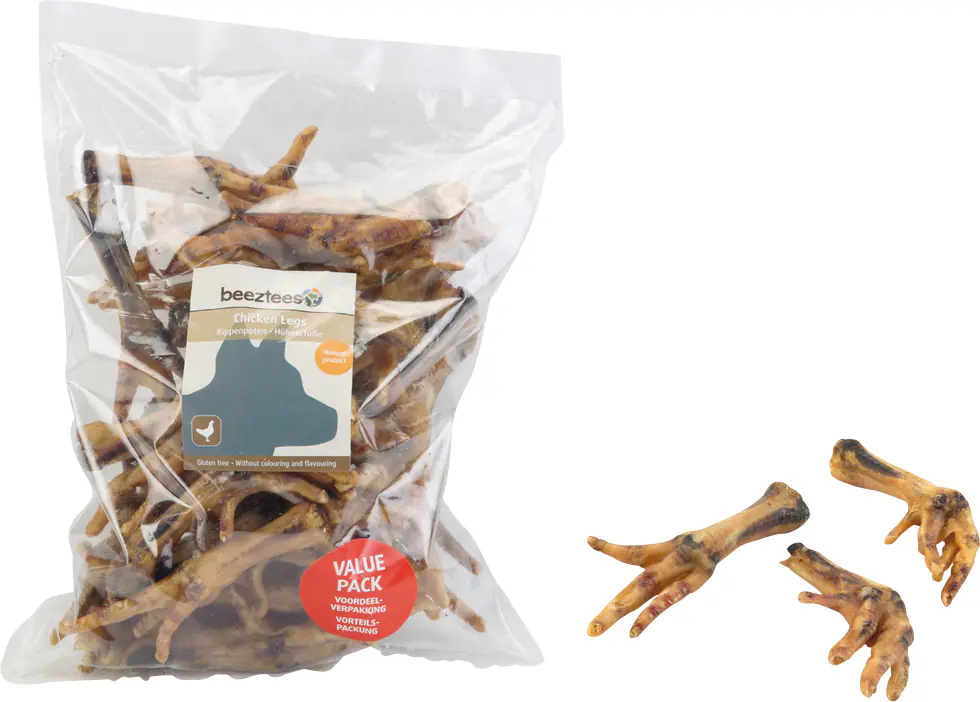 Beeztees Hühnerfüsse 500 g