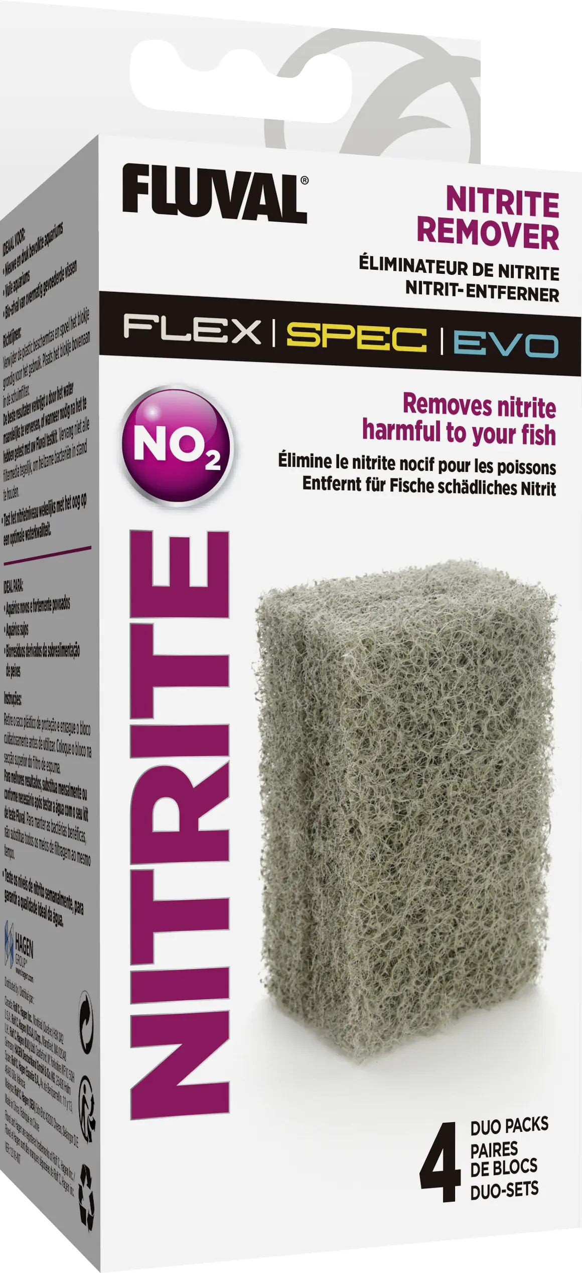 Fluval Nitrit Entferner Filtereinsatz 4 Stück Fluval Nitrit Entferner Filtereinsatz 4 Stück