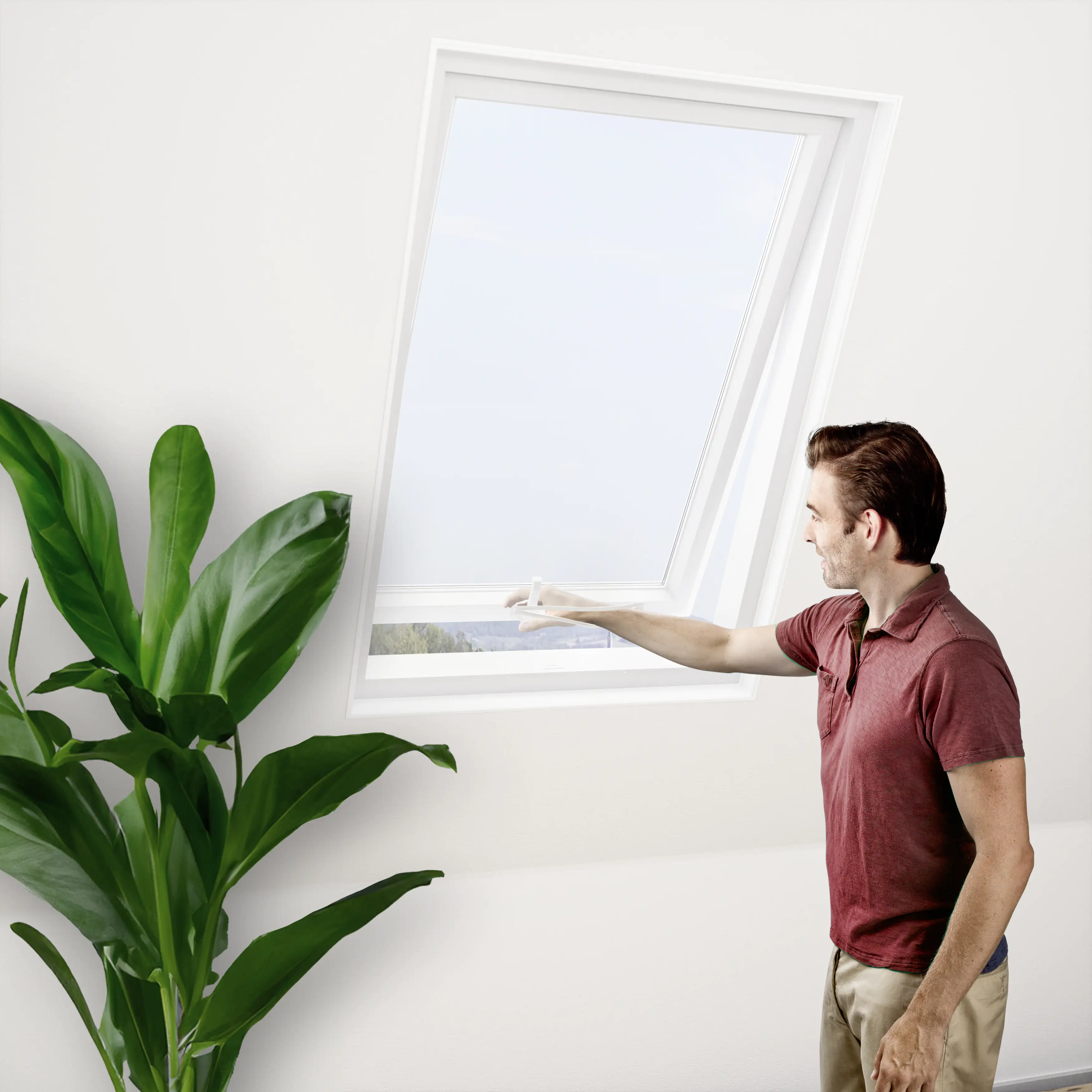 Windhager IS Fliegenschutzgitter Dachfenster 130 x 150 cm weiß