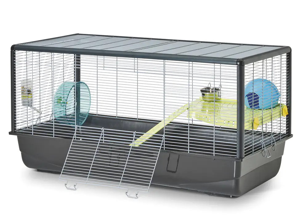 Nobby Hamsterkäfig Hamster Plazza 100 x 50 cm dunkelgrau Nobby Hamsterkäfig Hamster Plazza 100 x 50 cm dunkelgrau