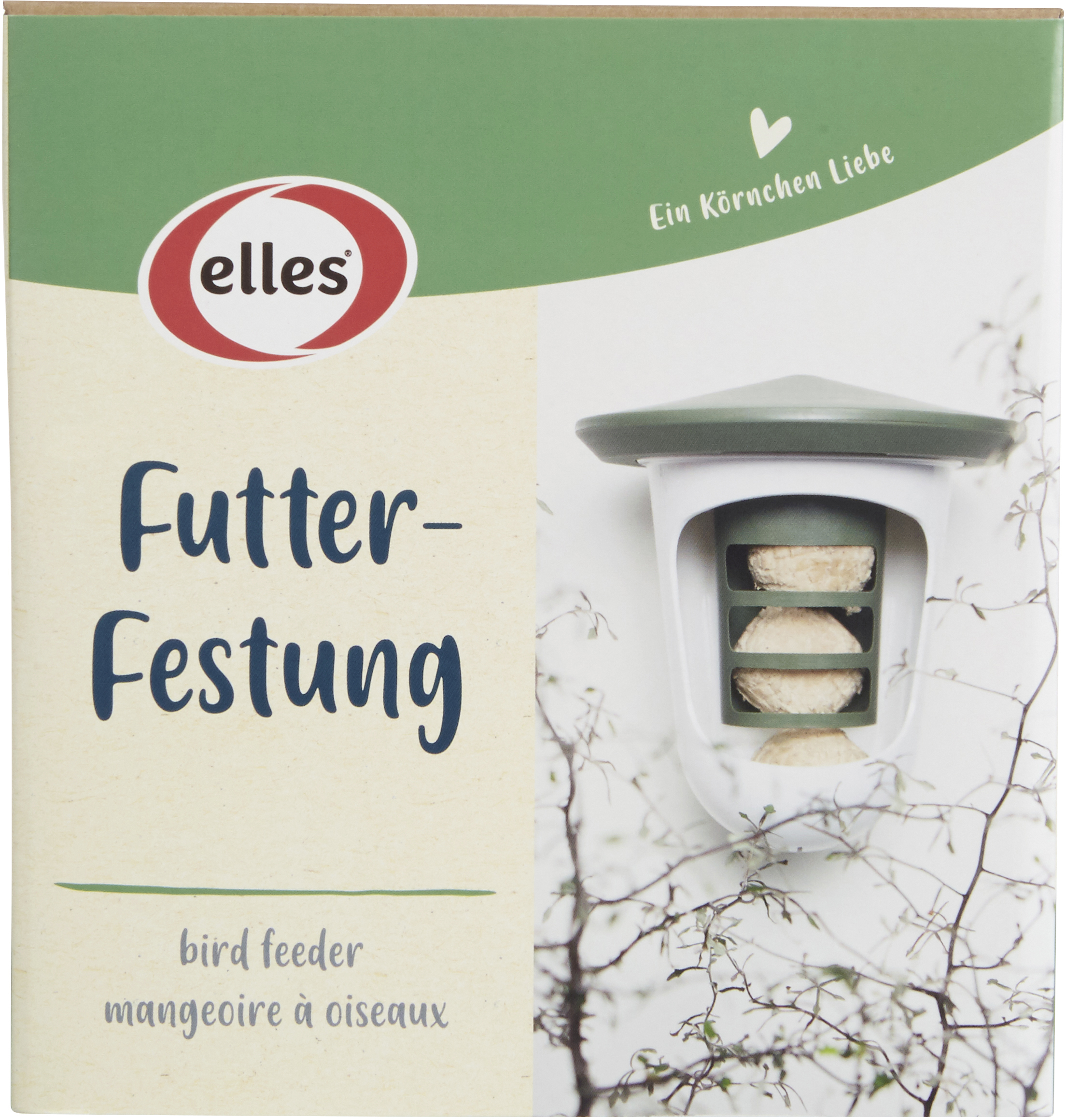Elles Vogelfutterspender Futter-Festung Elles Vogelfutterspender Futter-Festung