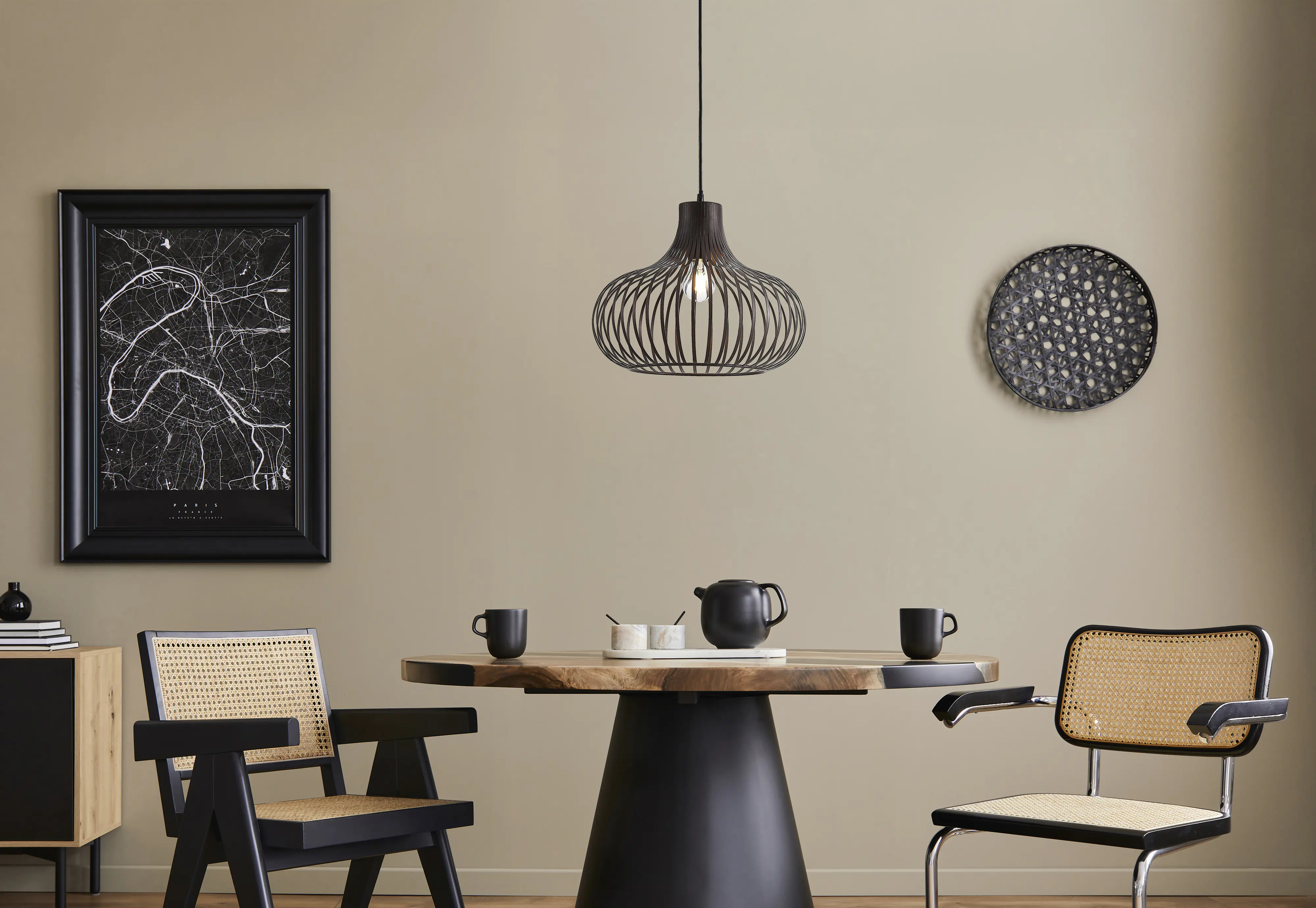 Globo Hängeleuchte Mateo 40 x 150 cm B x H rost matt