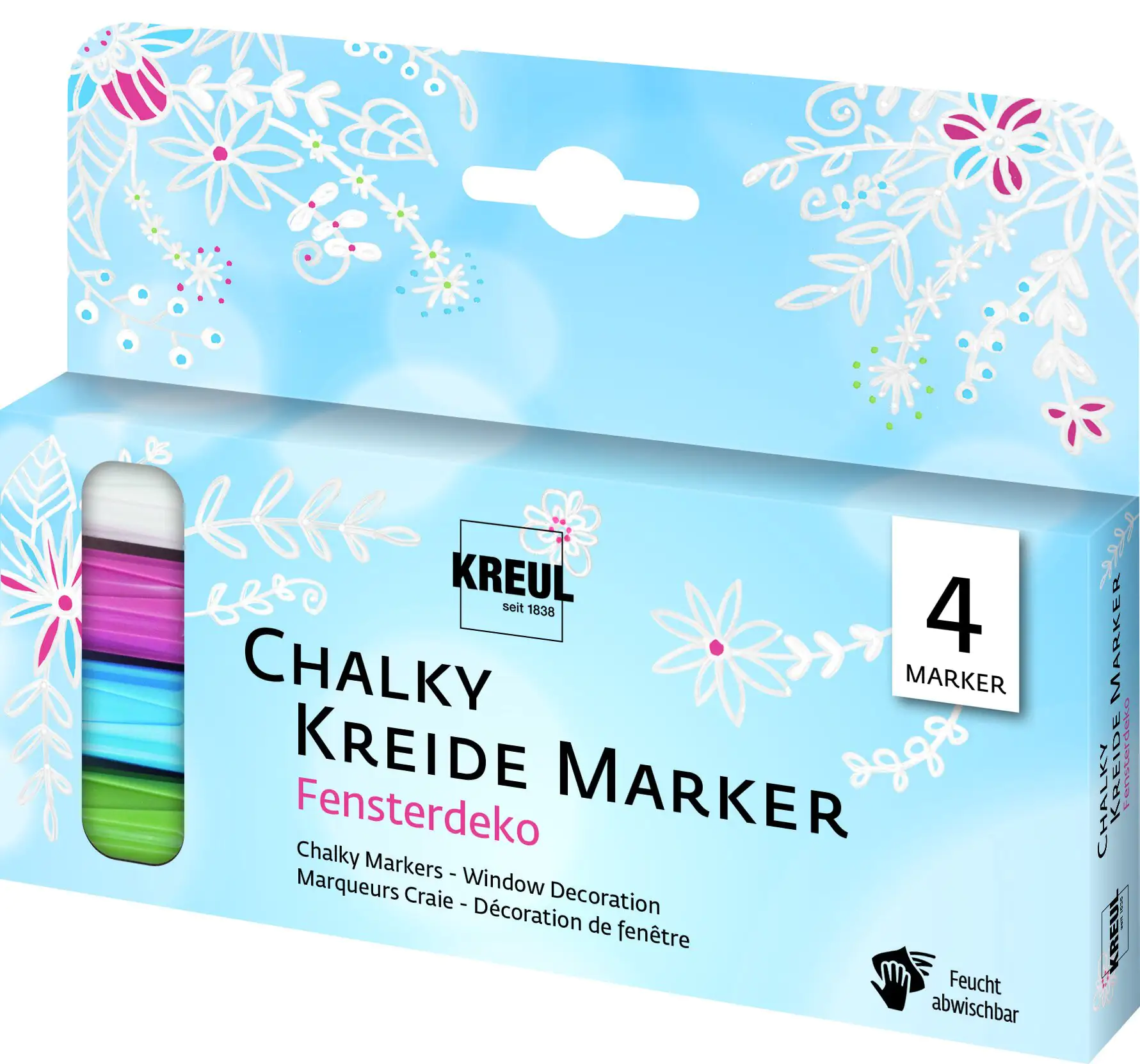 Kreul Chalky Kreidemarker 4er Set Fensterdeko Kreul Chalky Kreidemarker 4er Set Fensterdeko
