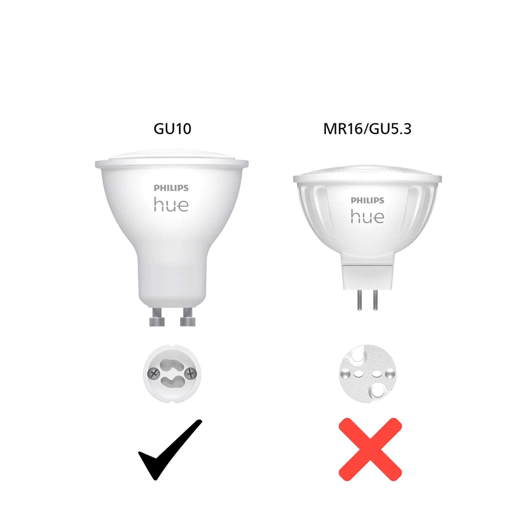 Philips Hue LED-Leuchtmittel Spot GU10 4,2W neutralweiß smart  Philips Hue LED-Leuchtmittel Spot GU10 4,2W neutralweiß smart