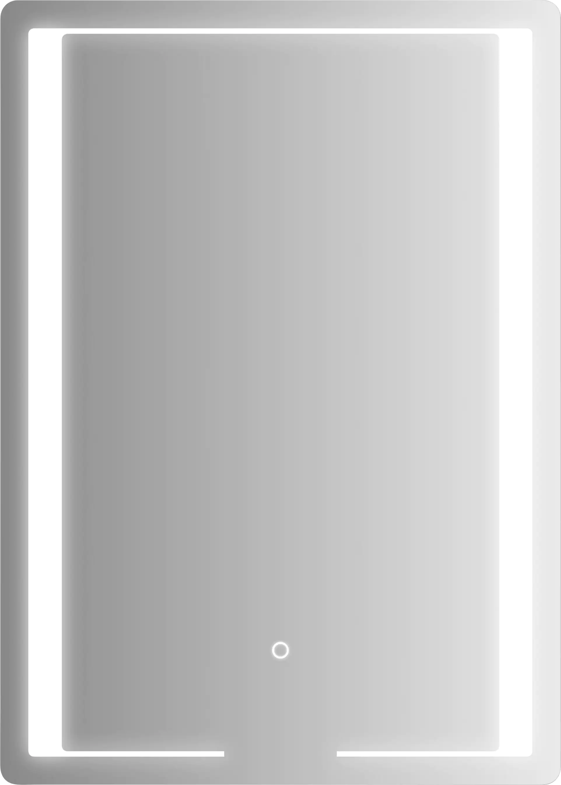 LED-Lichtspiegel Allessa 50x70 cm