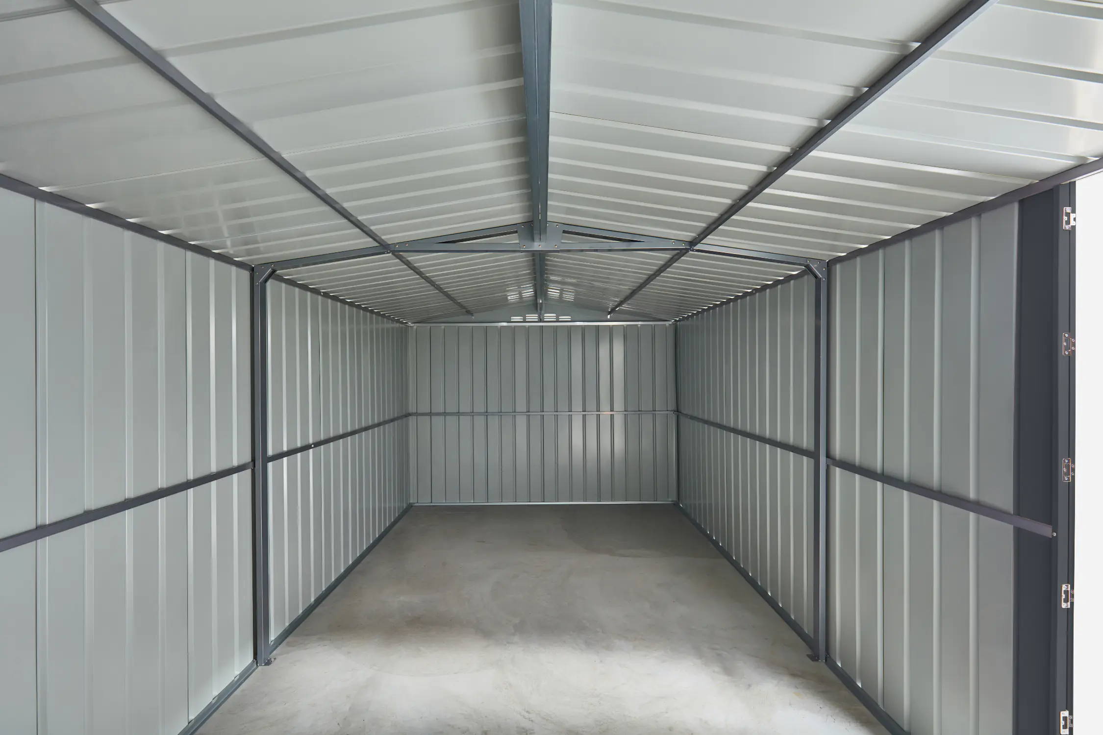 Globel Metallgerätehaus Worker MWK 1510 464 x 308 x 225 cm anthrazit