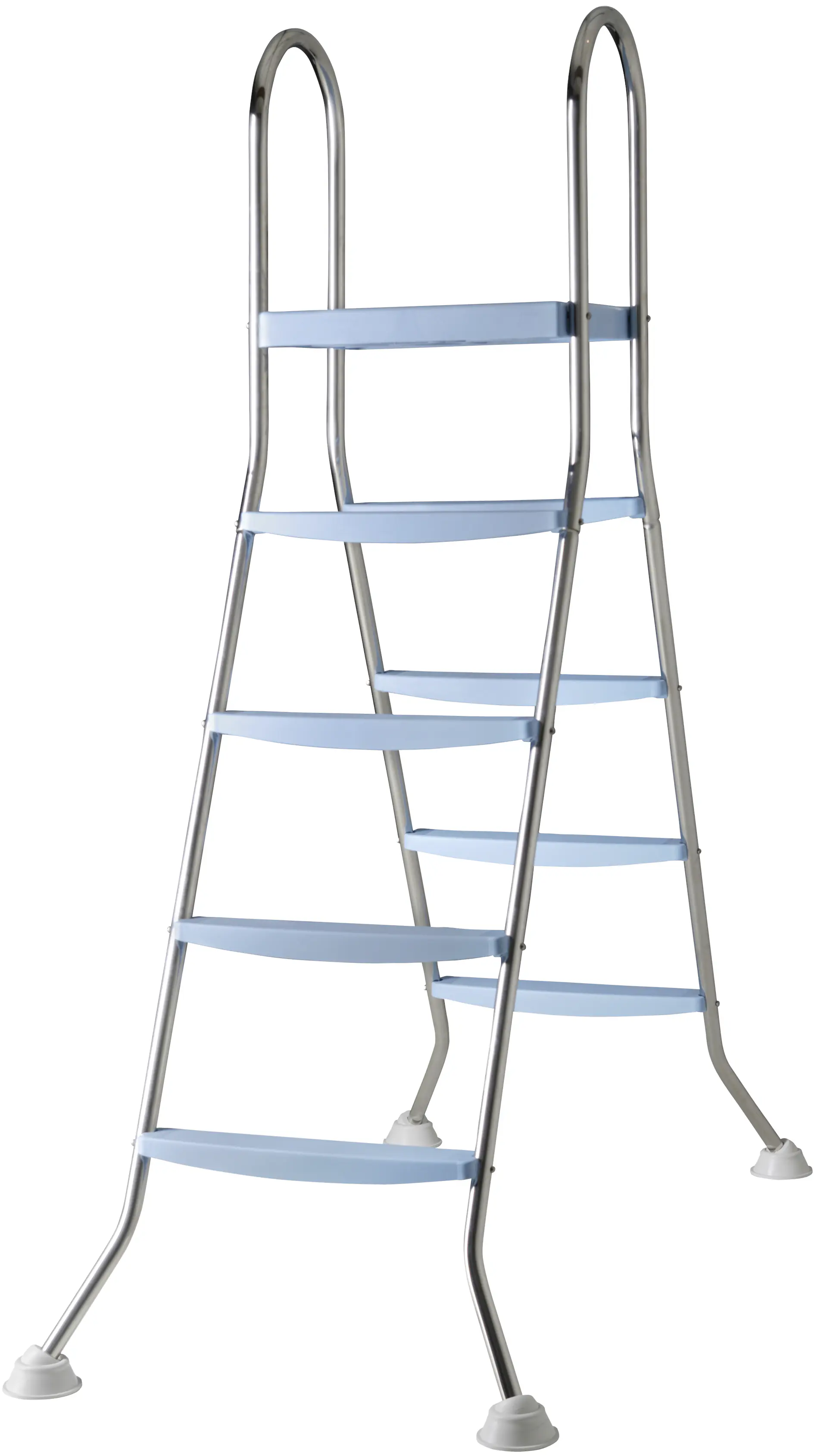 Gre Poolleiter Edelstahl 2 x 4 Stufen 142 x 49 cm