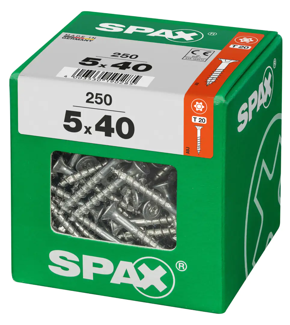 Spax Universalschrauben 5.0 x 40 mm TX 20 - 250 Stk.