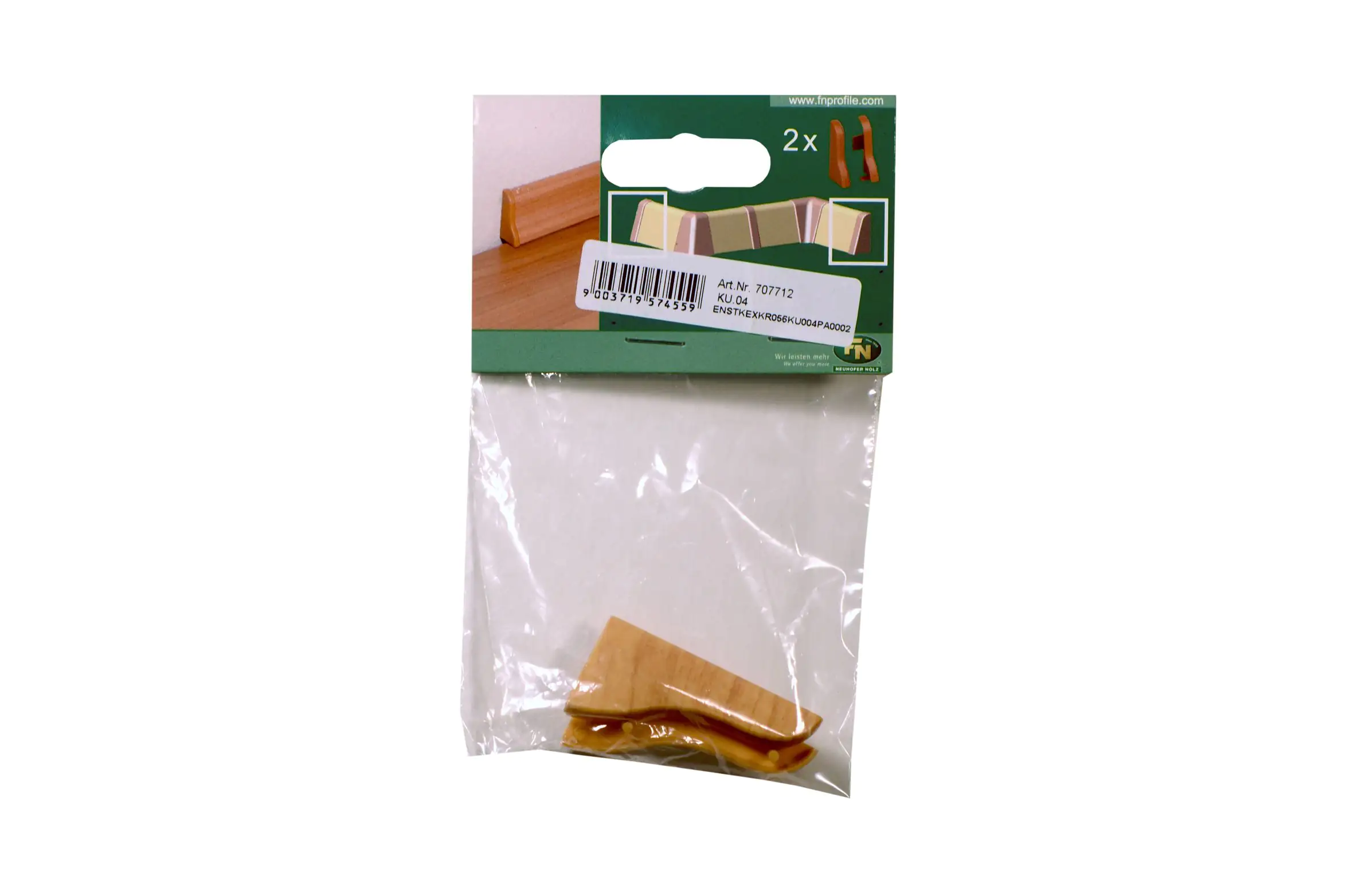 Endstück für Kunststoffleiste ku.04 kirsch